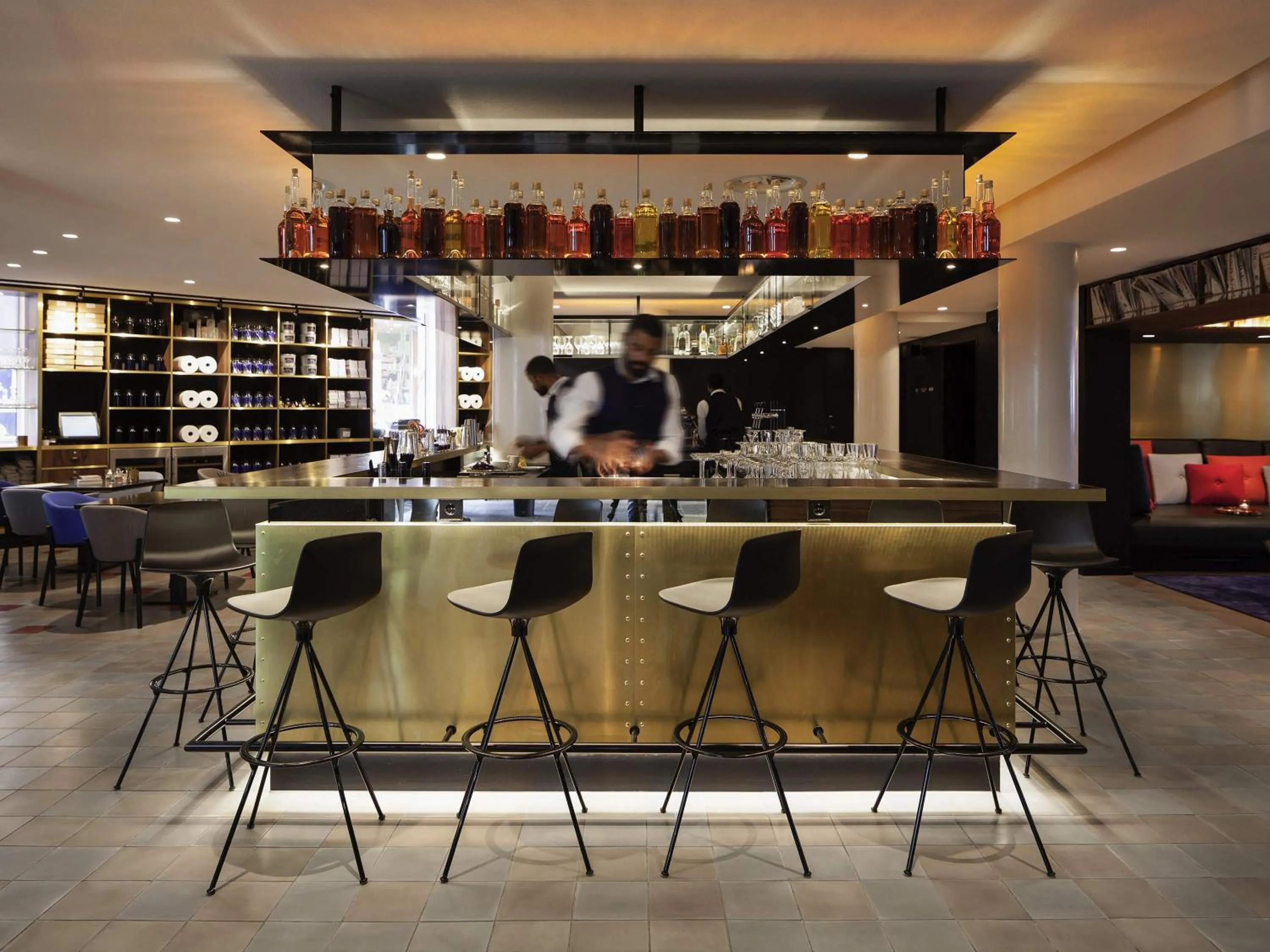 Lounge or bar in INK Hotel Amsterdam - MGallery Collection