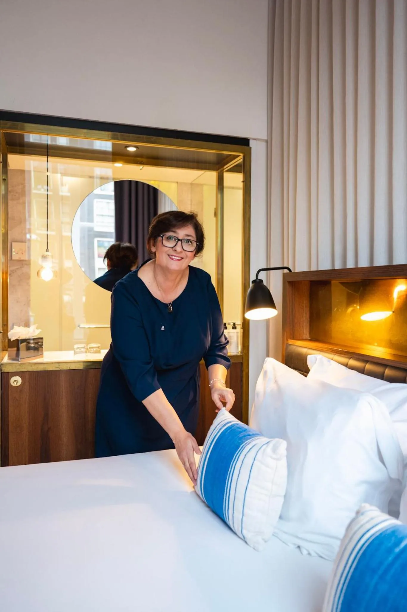 Staff, Bed in INK Hotel Amsterdam - MGallery Collection