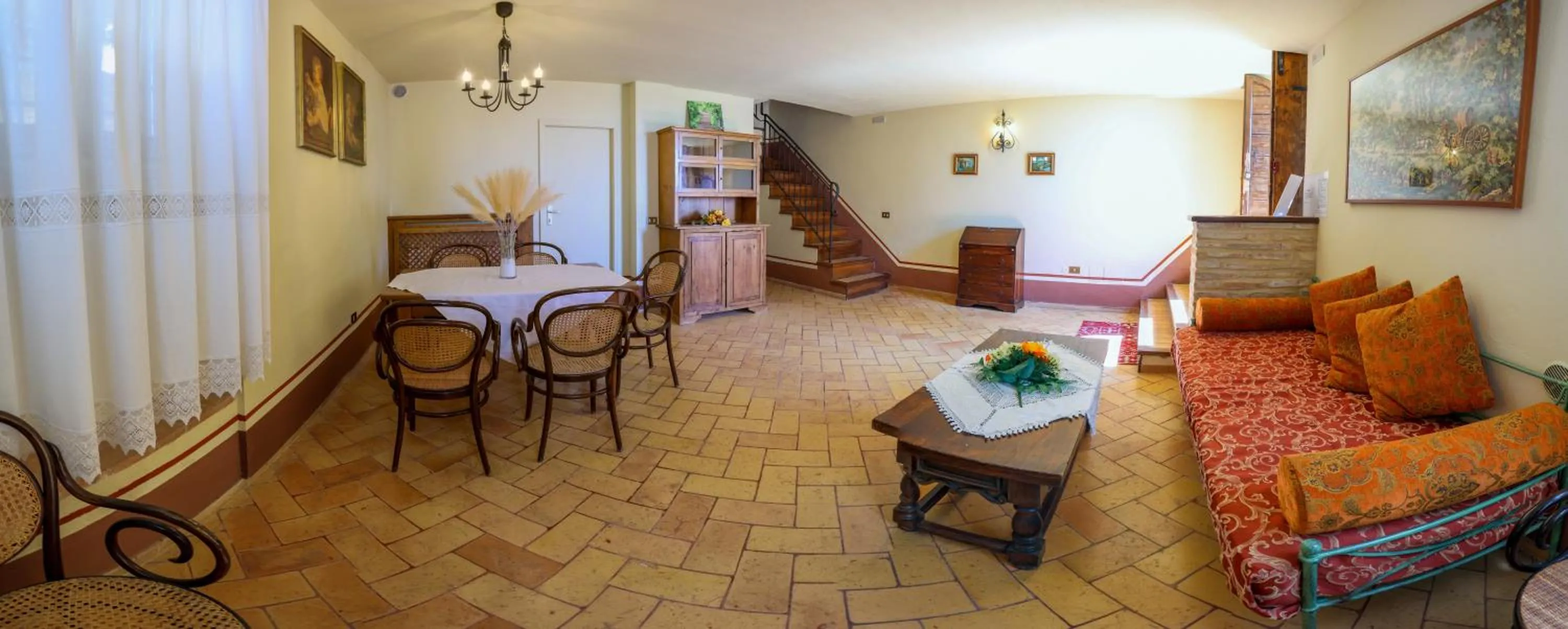 Seating area in Albergo Diffuso Borgo Montemaggiore