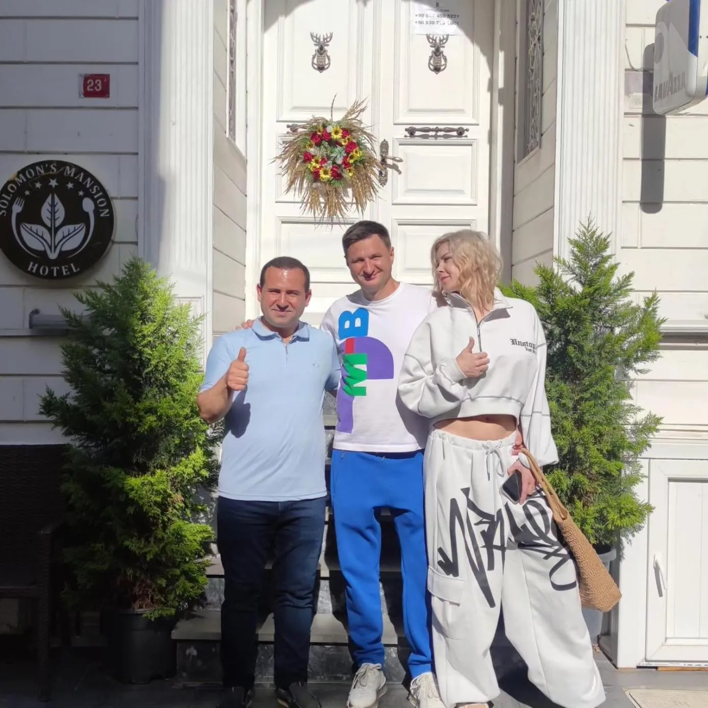 Facade/entrance in Solomon's Mansion Hotel Istanbul