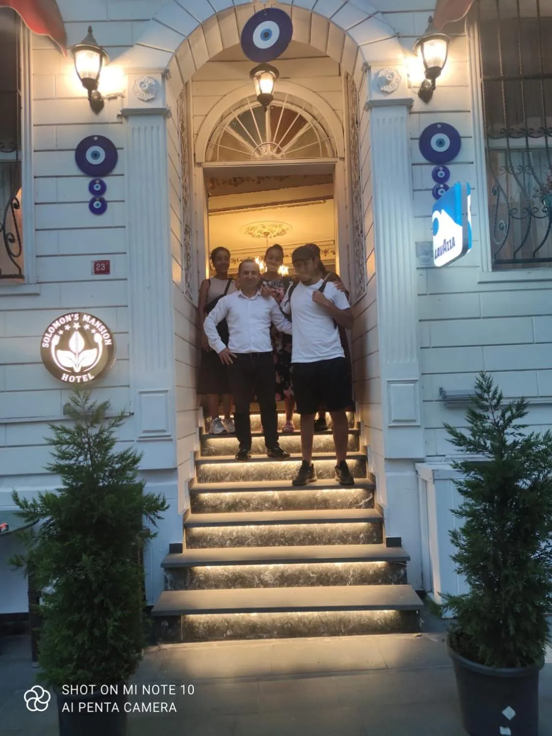 Facade/entrance in Solomon's Mansion Hotel Istanbul