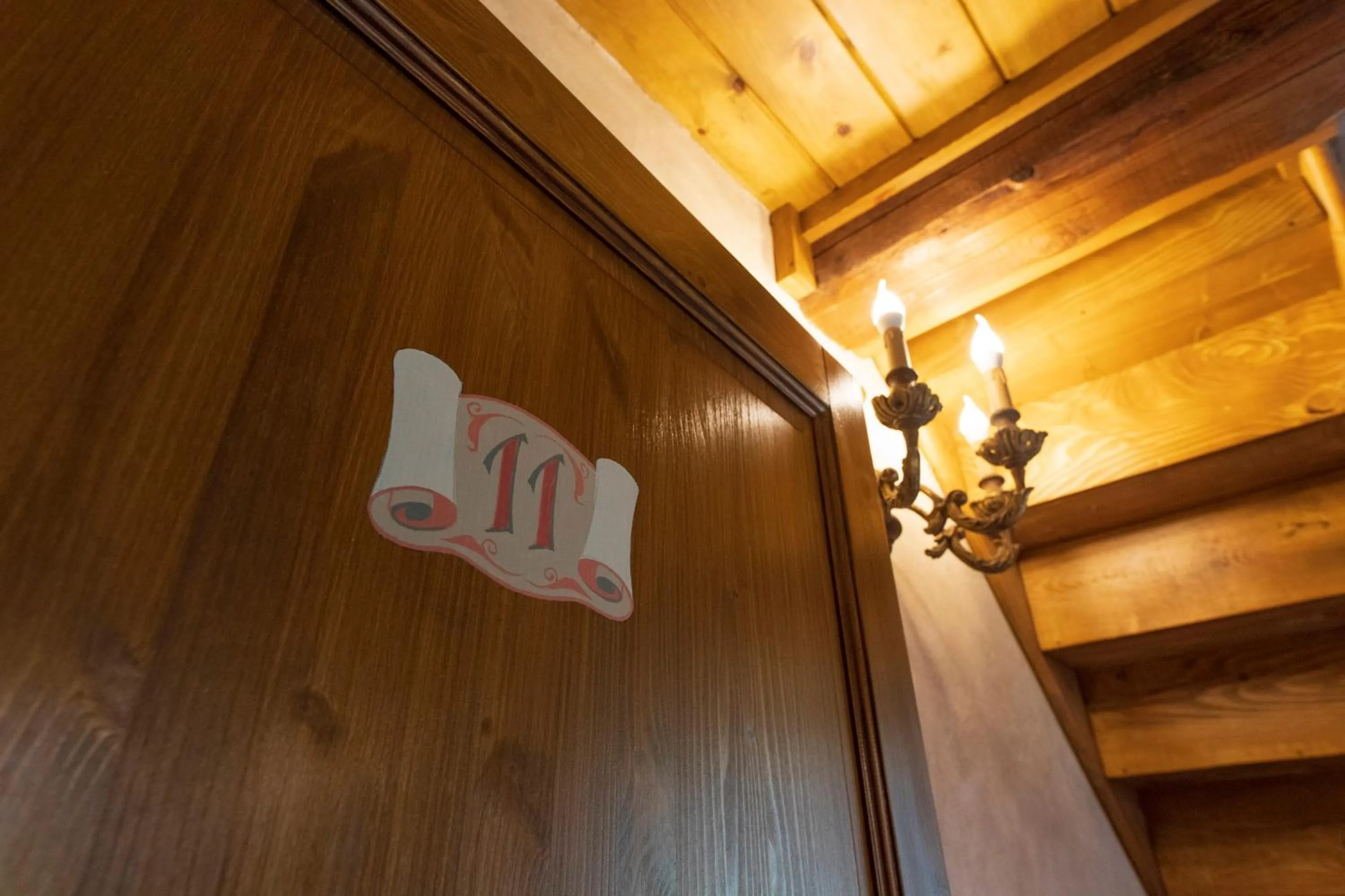 Decorative detail in Locanda di Montegiove