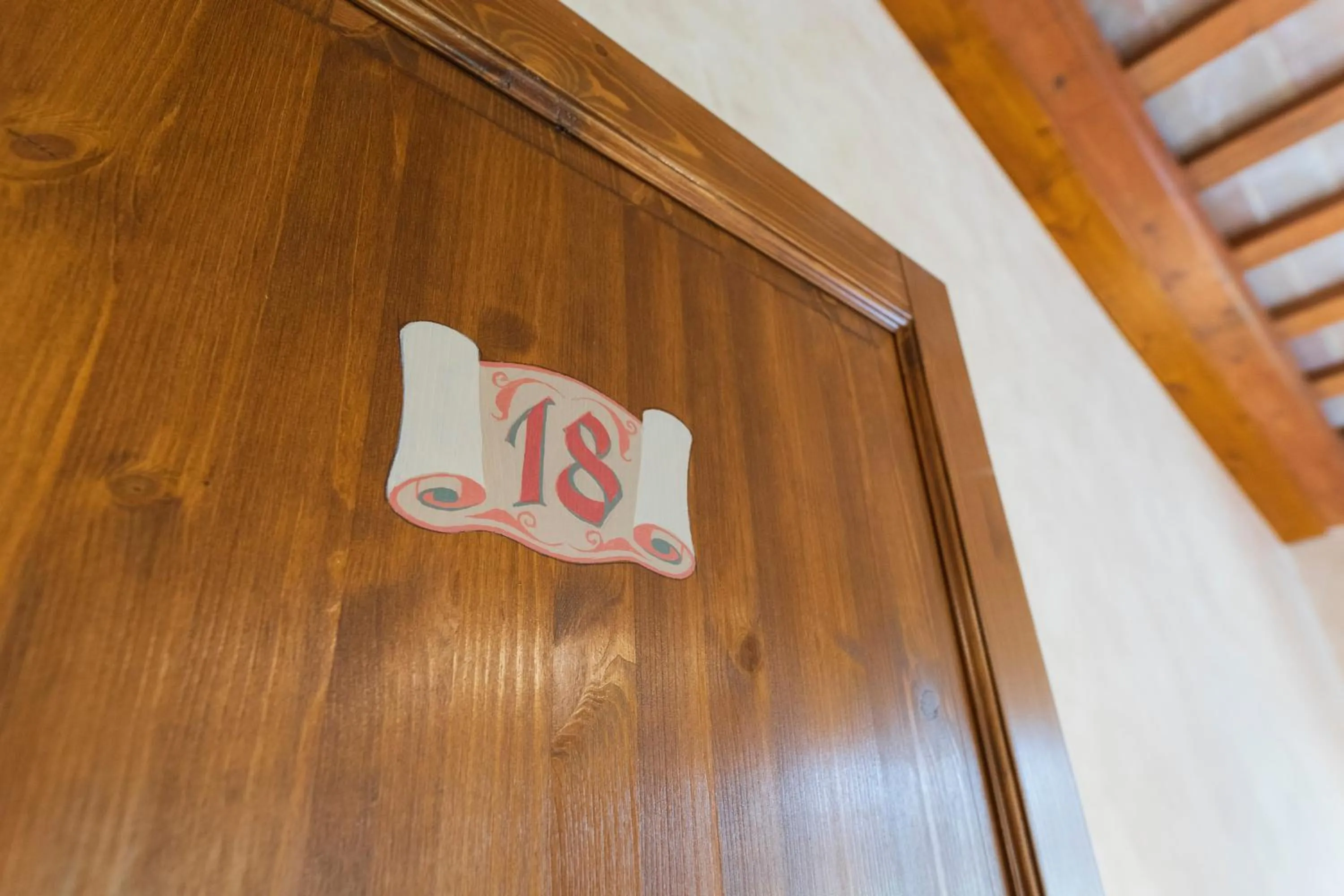 Decorative detail in Locanda di Montegiove