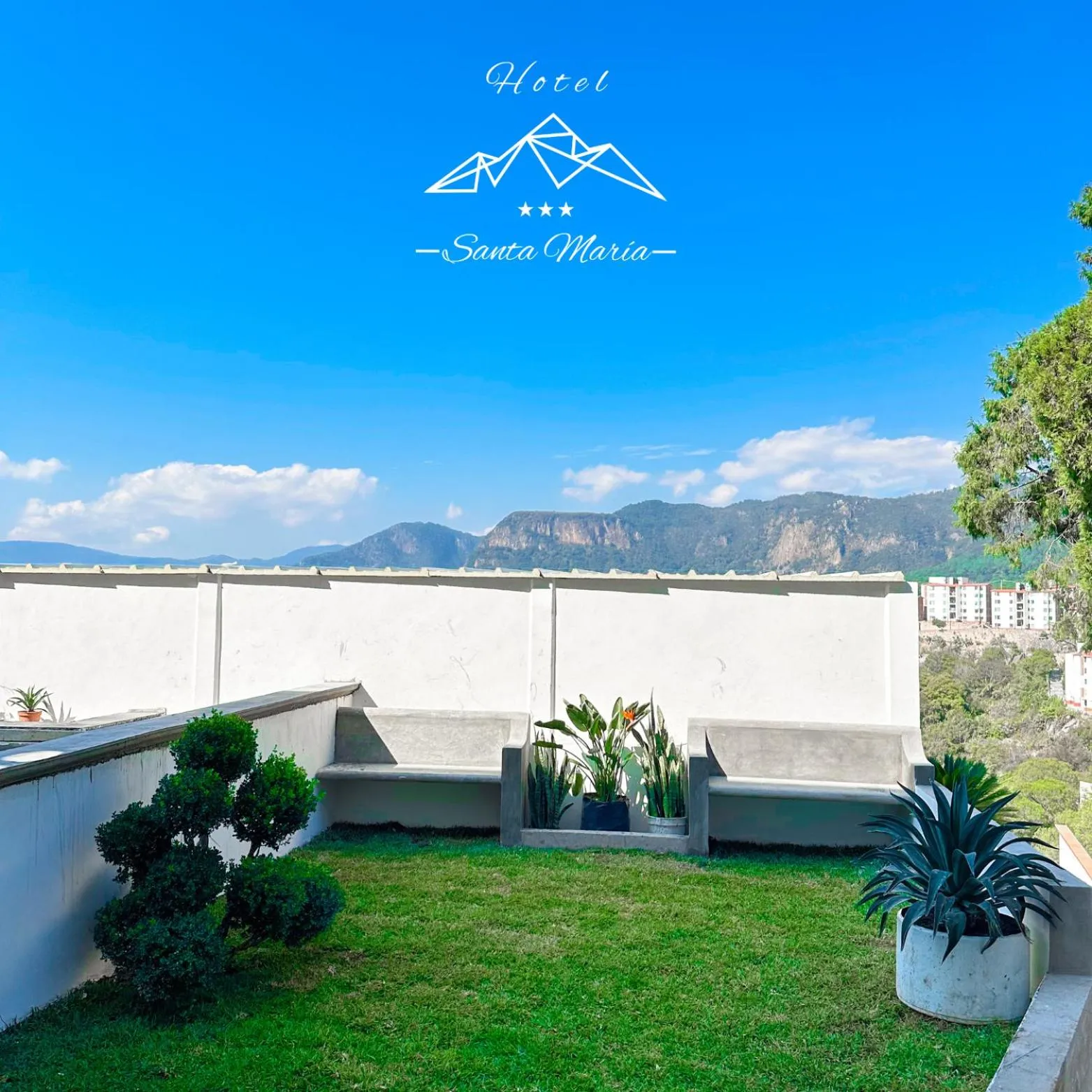 Garden in Hotel Santa María