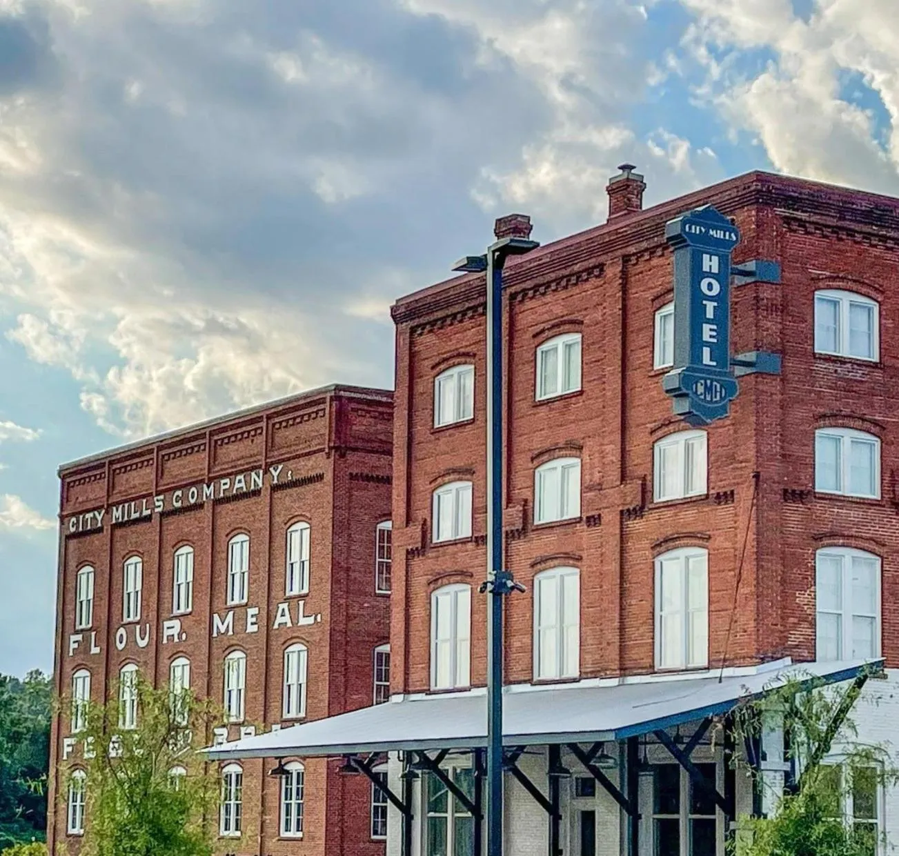 Property building in City Mills Hotel