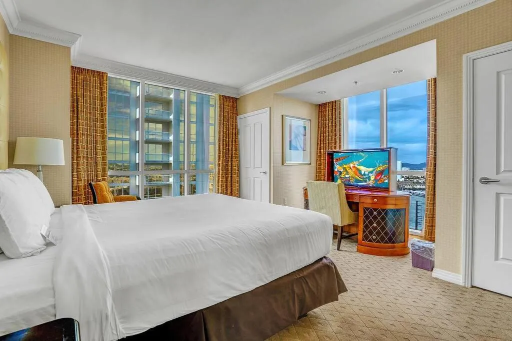 Bed in The Madonna at MGM Signature