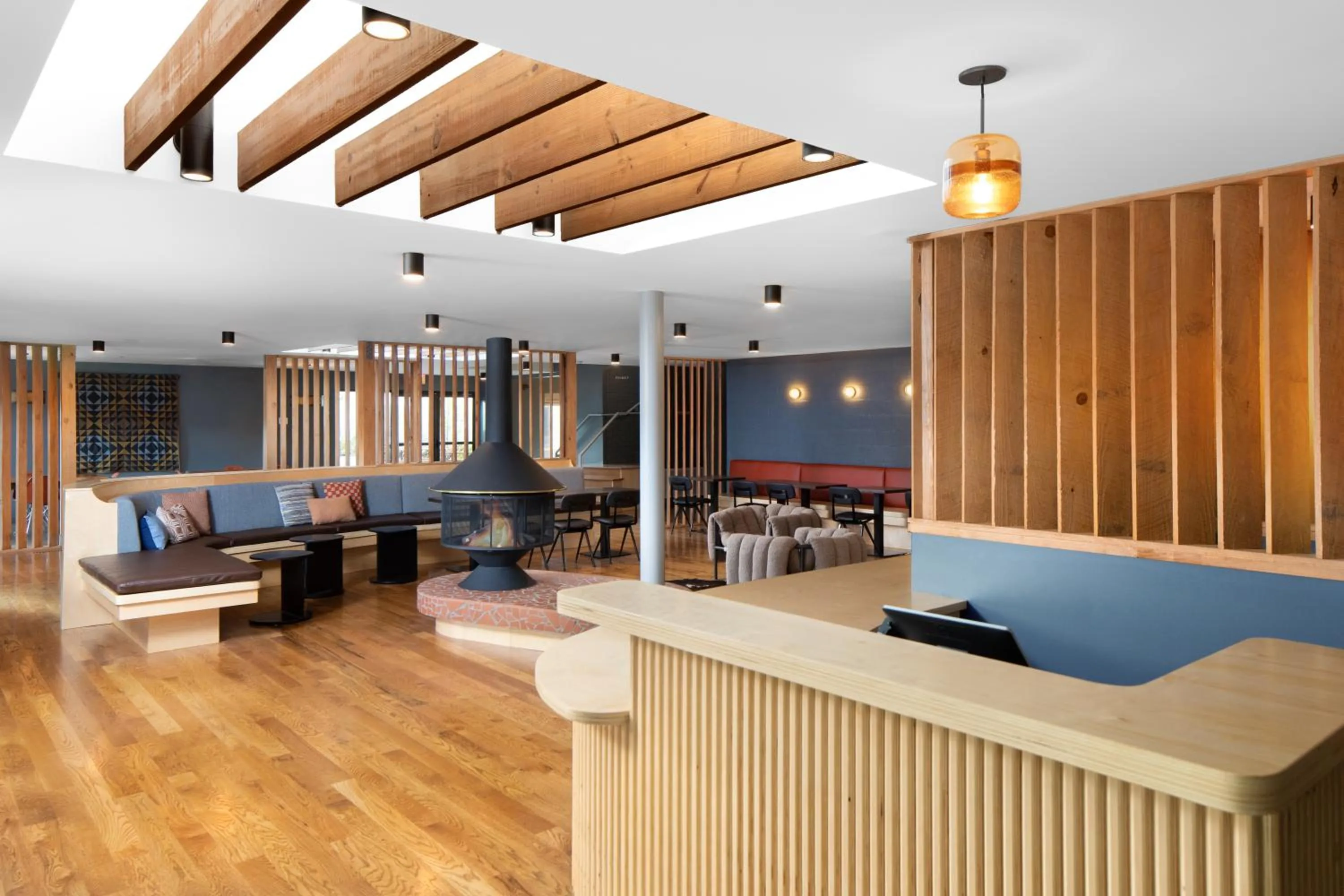 Lobby or reception in Rhode's Motor Lodge