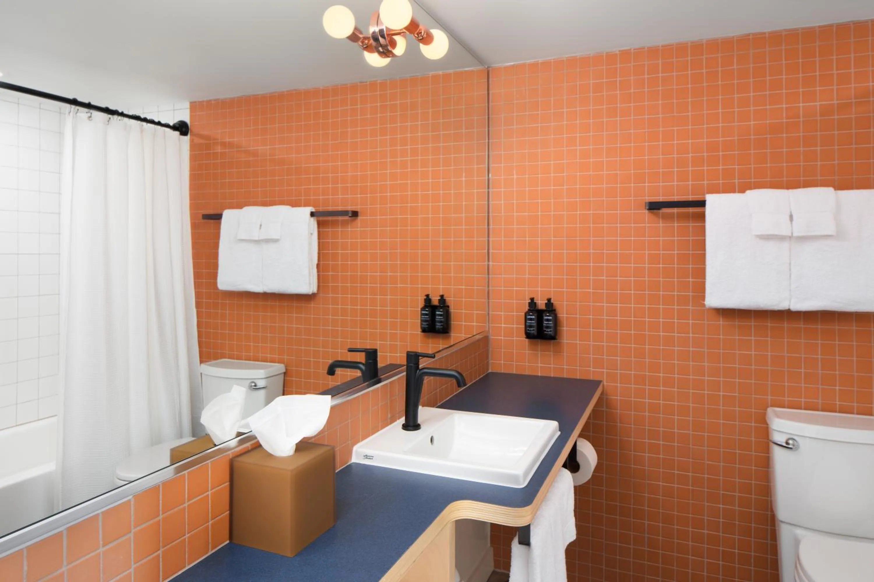 Bathroom in Rhode's Motor Lodge