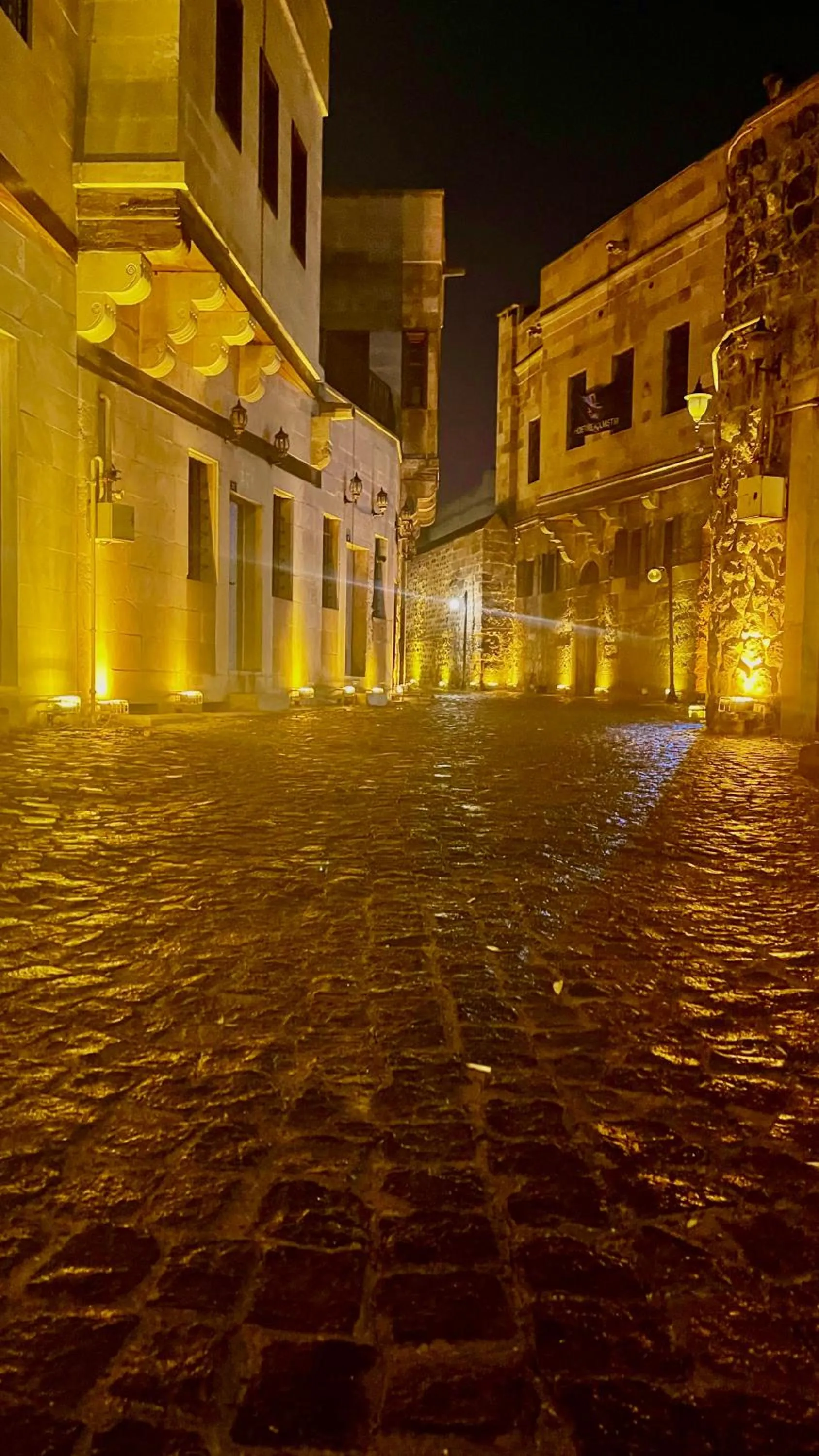 Night in Four Mansions Hotel