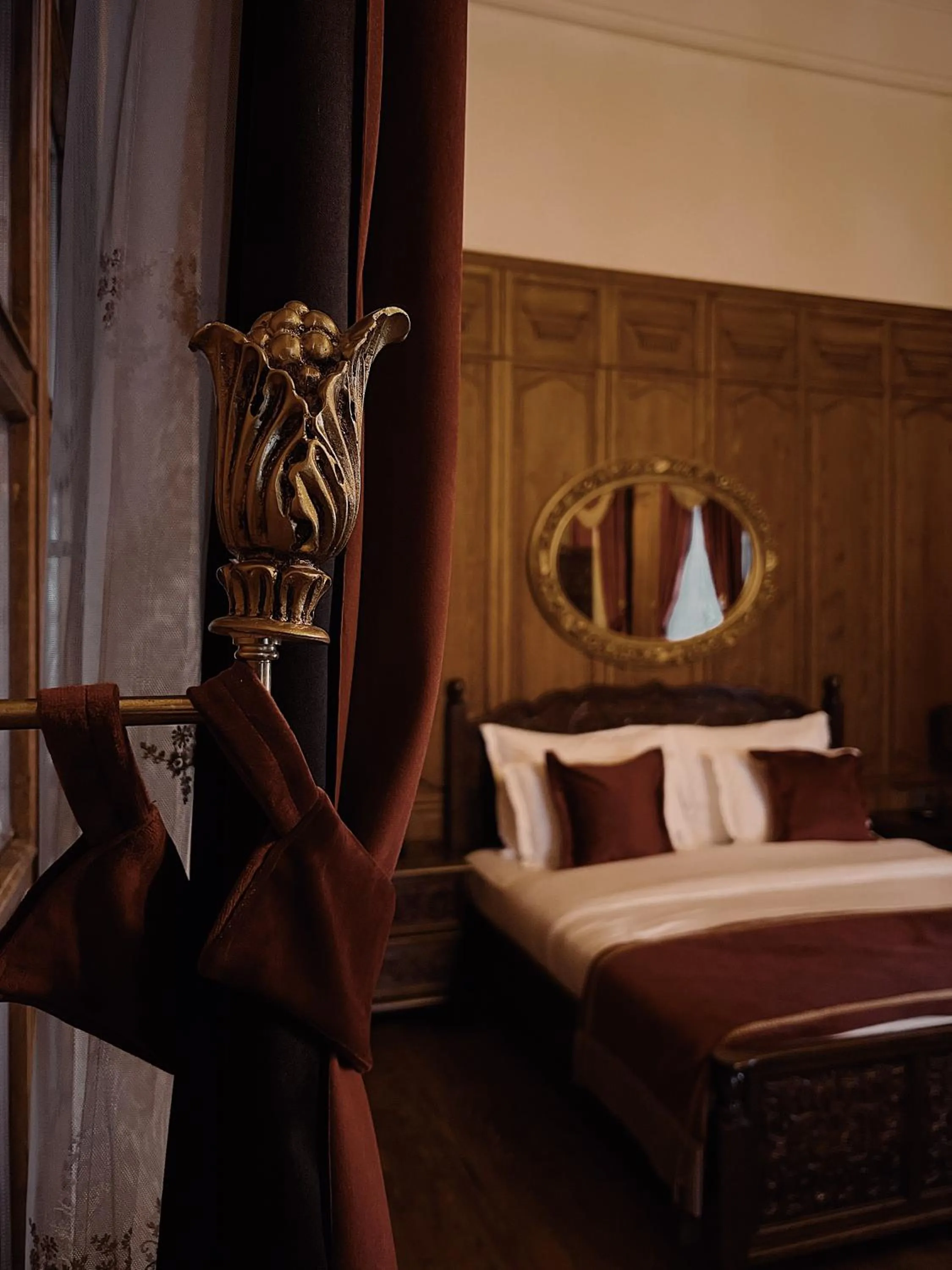 Bed in Four Mansions Hotel