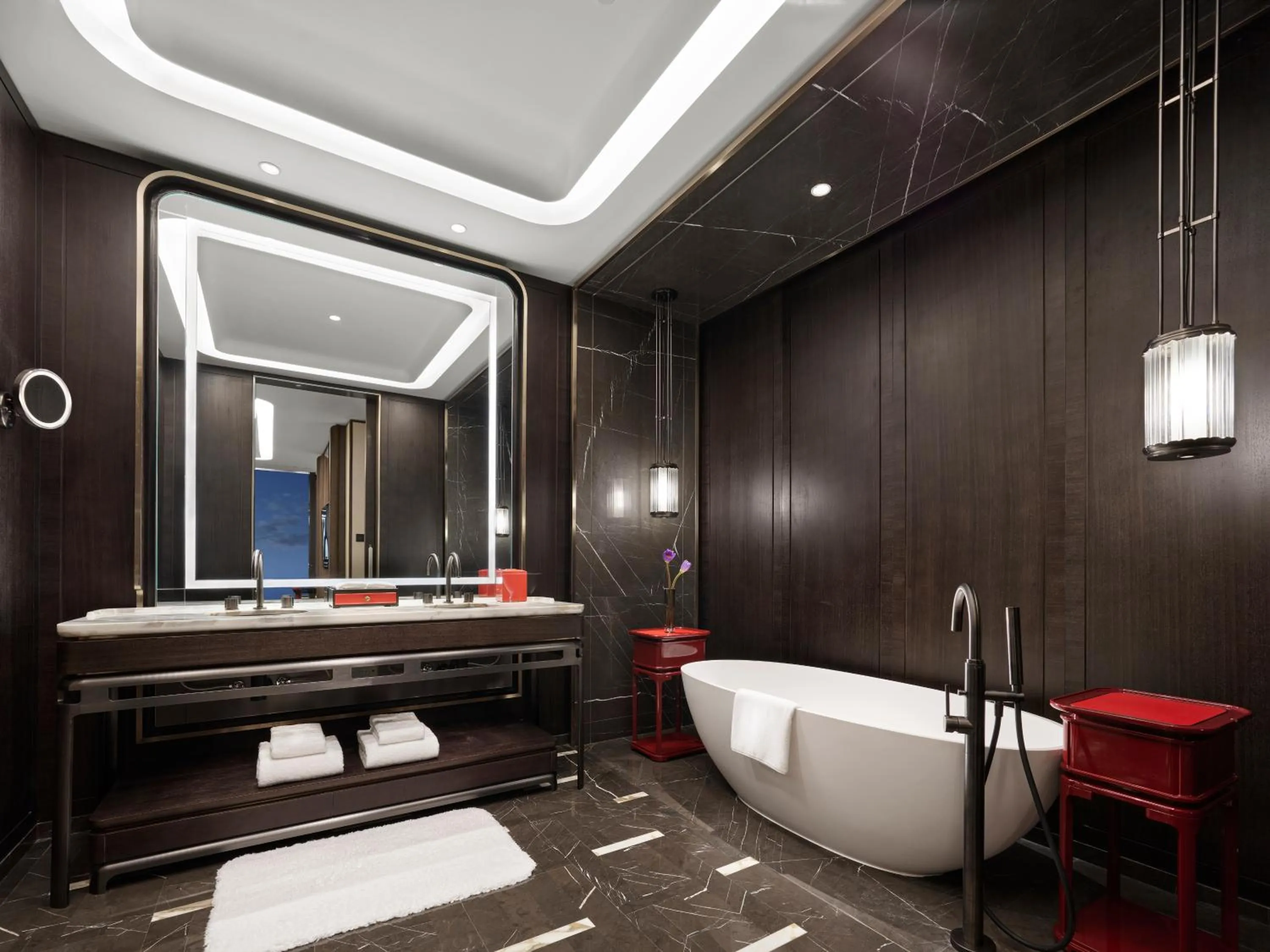 Bathroom in Diaoyutai Hotel Qingdao