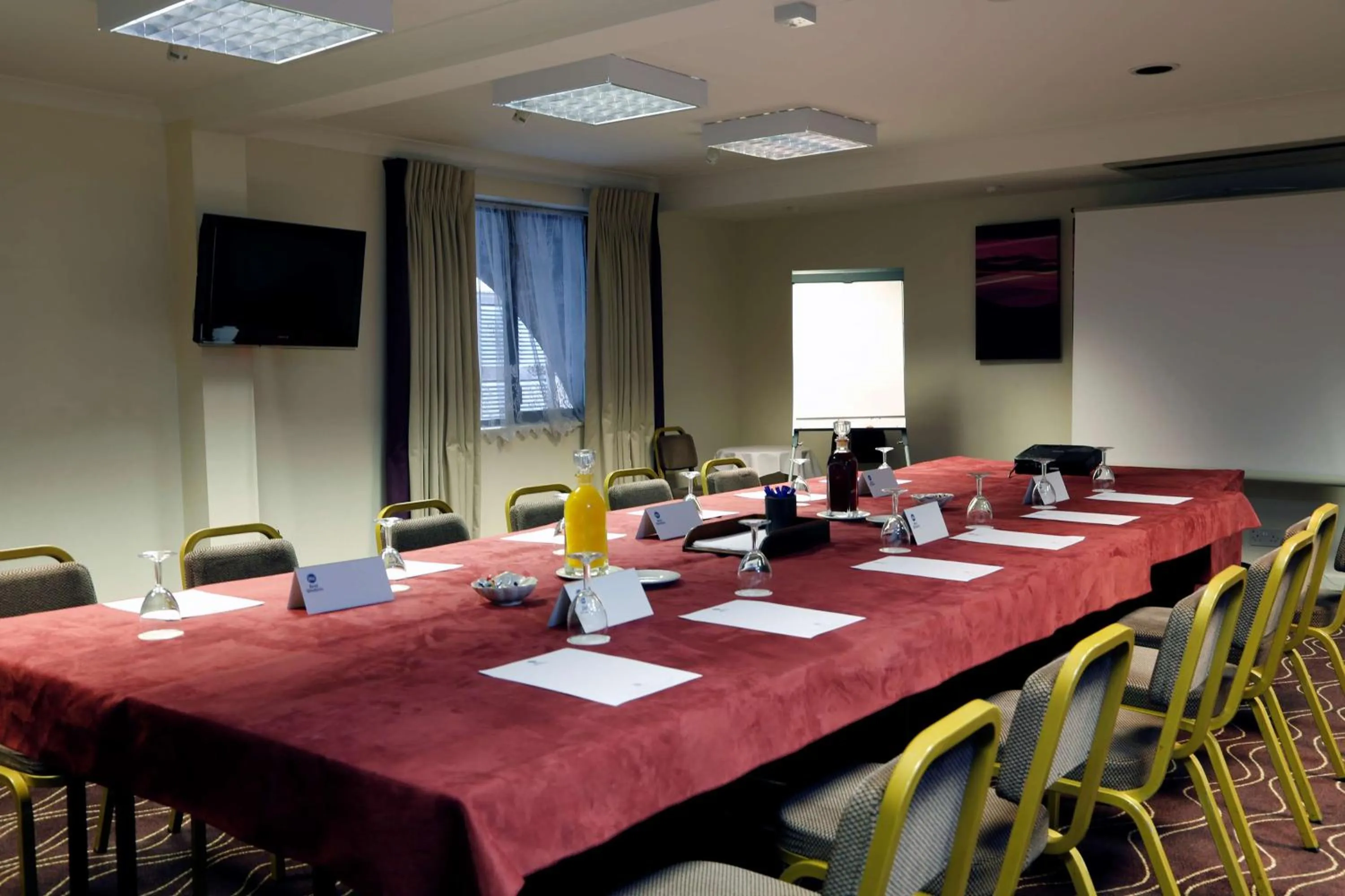 On site in Best Western Buckingham Hotel