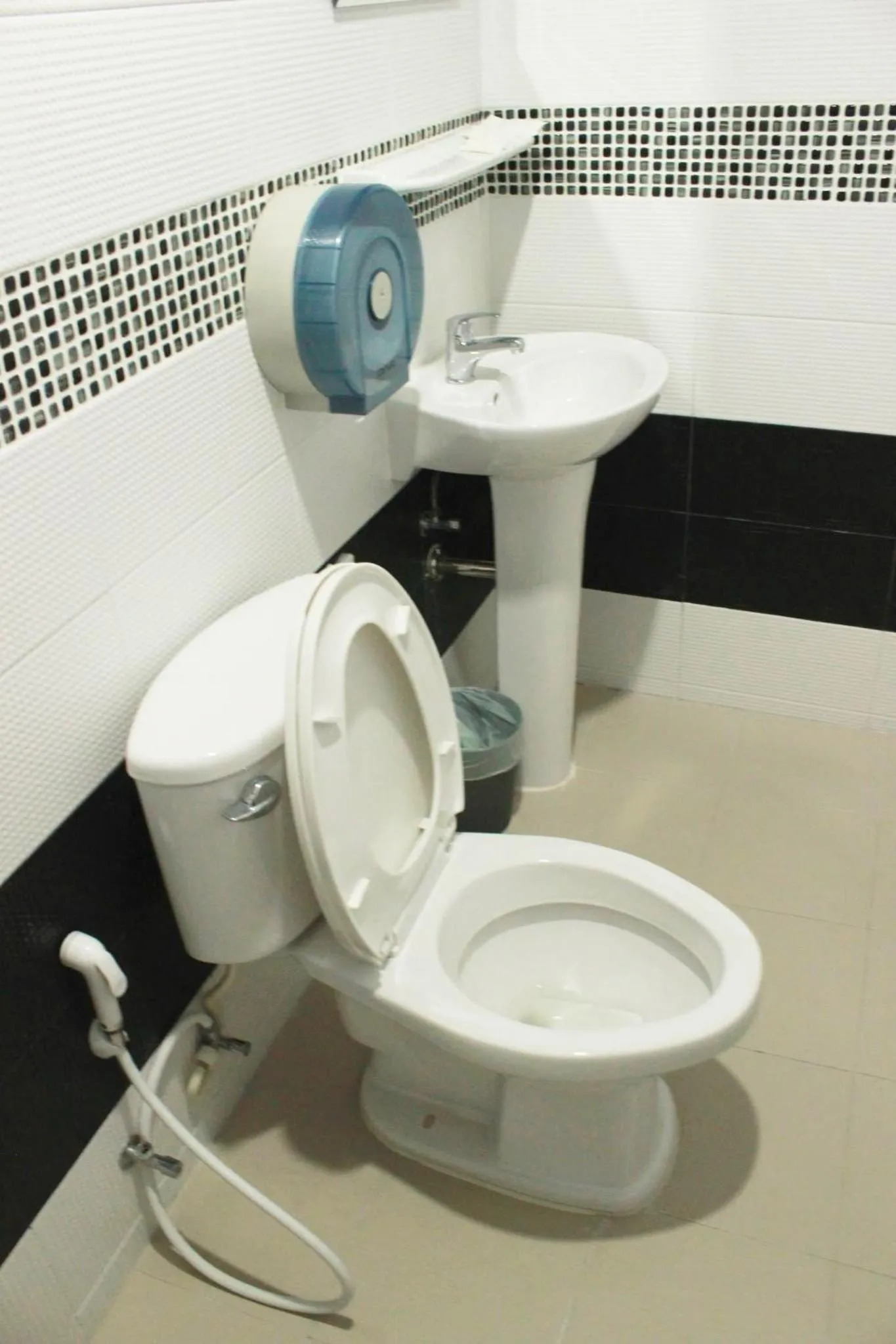 Toilet in Donmueang Airport Modern bangkok