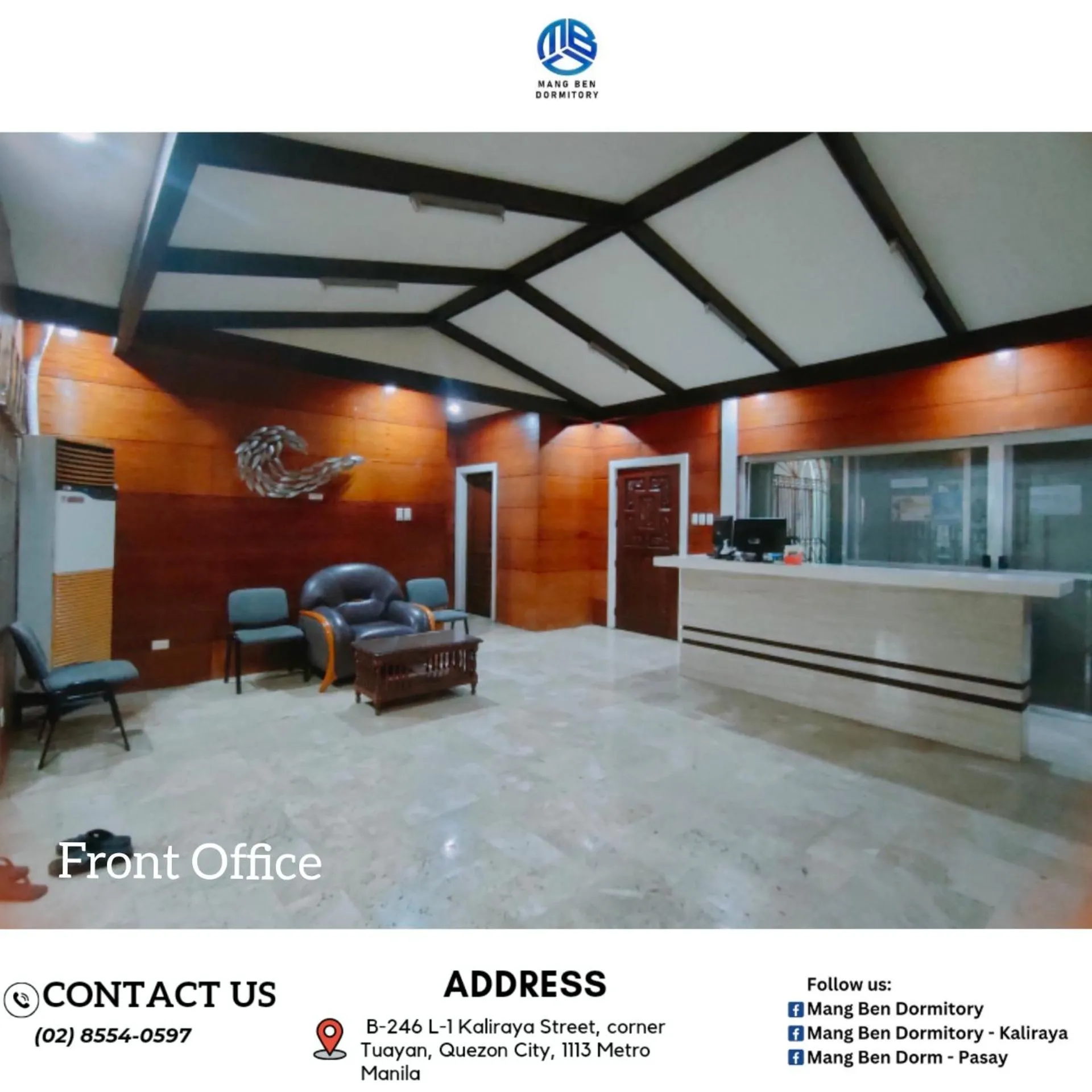 Communal lounge/ TV room in Mang Ben Dormitory Kaliraya