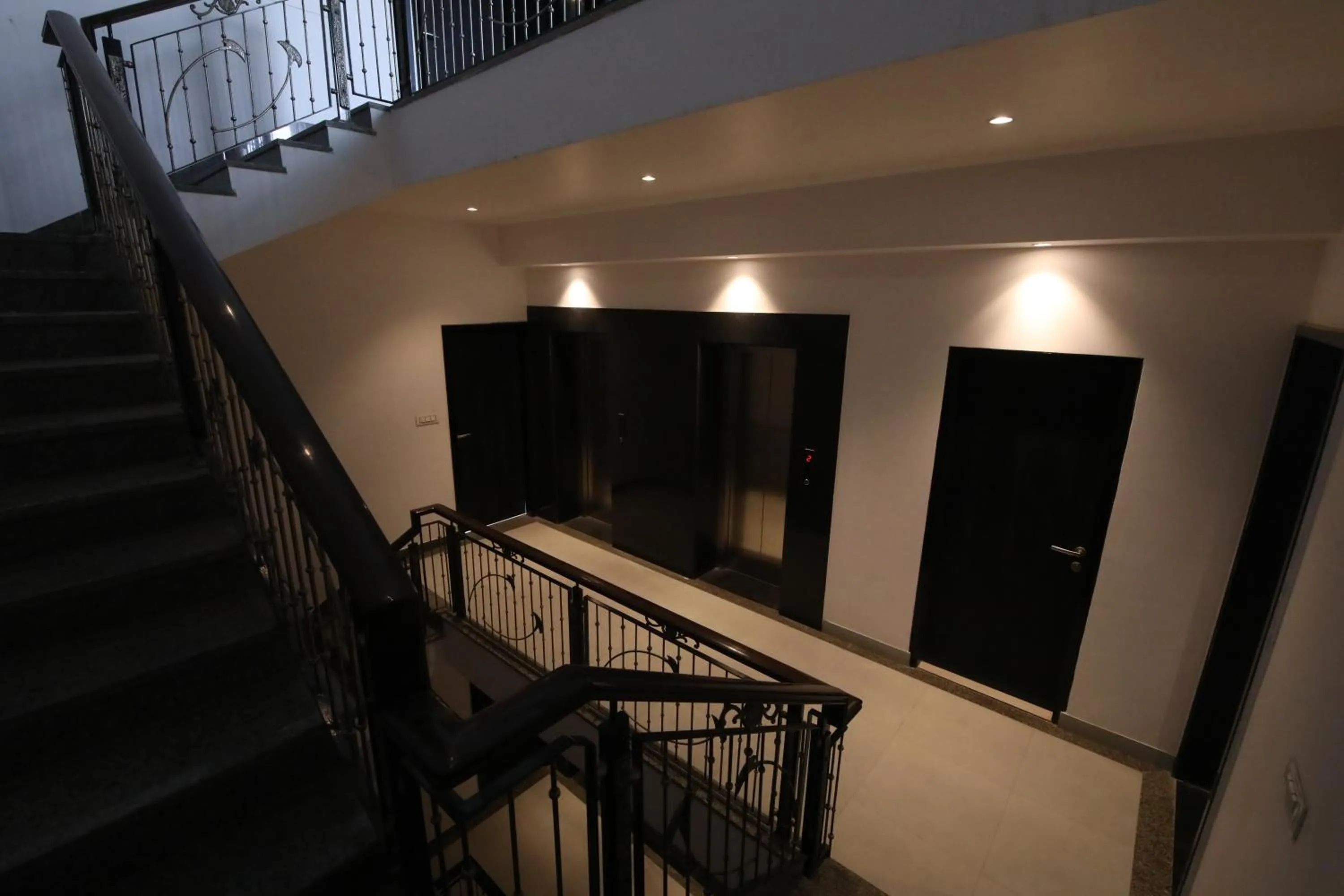 Inner courtyard view in Hotel Shubh Vilas