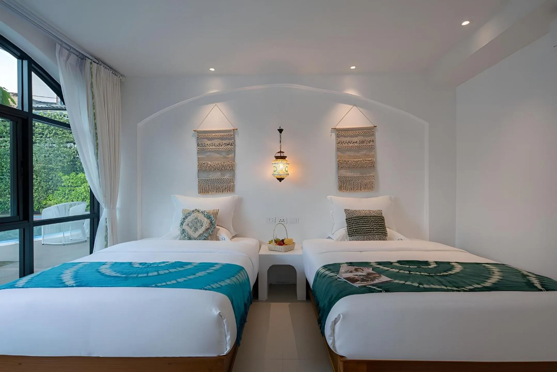 Bed in 花语岸·度假酒店(H·Flora Hotel)