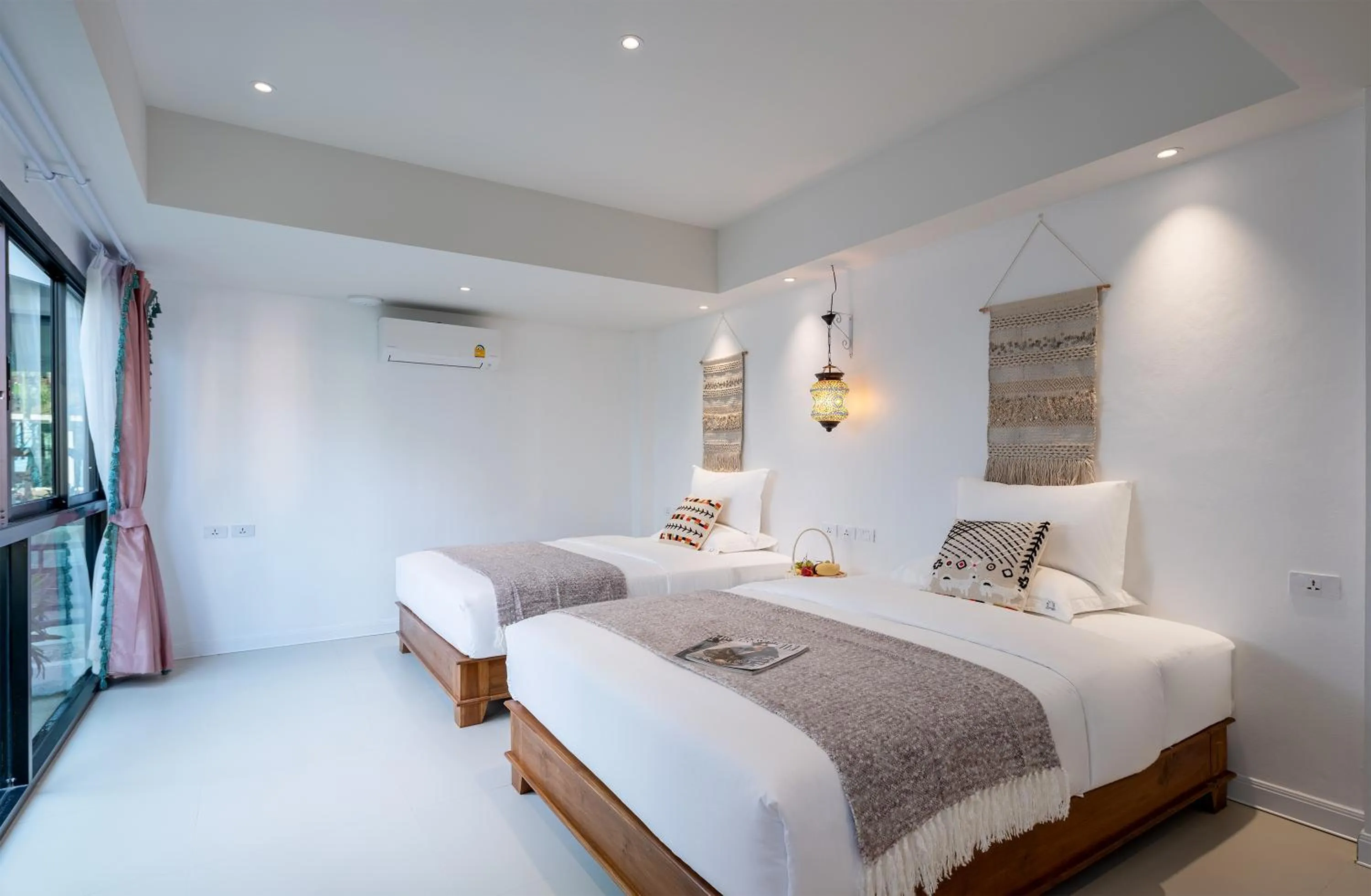 Bed in 花语岸·度假酒店(H·Flora Hotel)