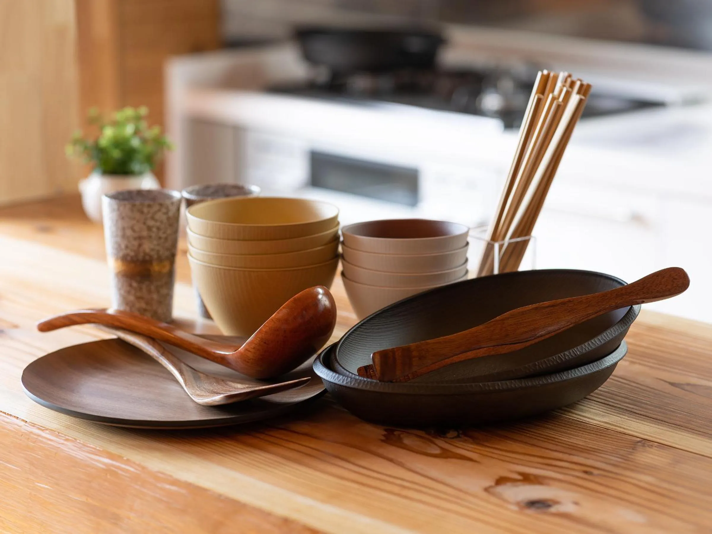 kitchen in Kurokawa Mori No Kiki