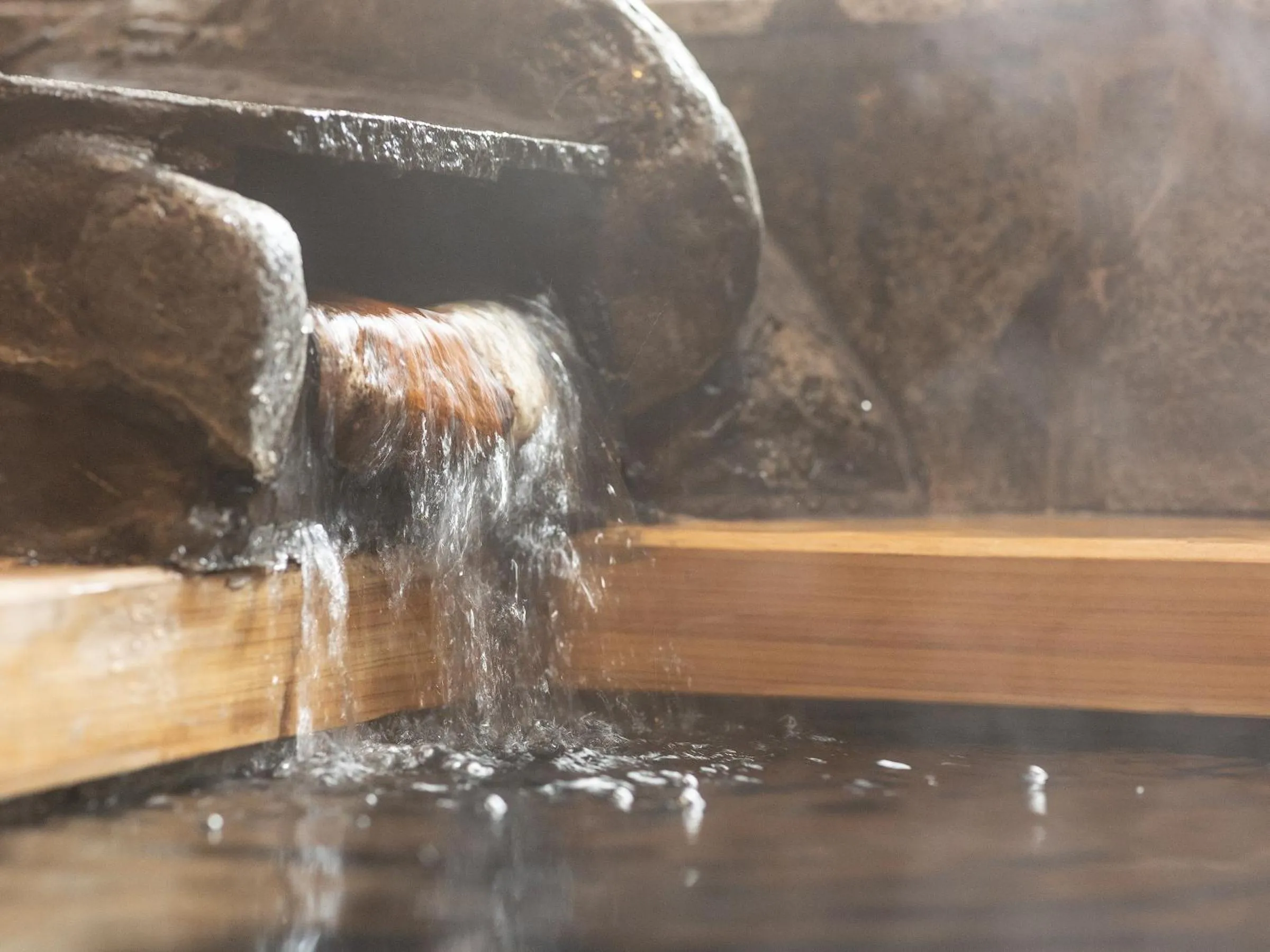 Hot Spring Bath in Kurokawa Mori No Kiki