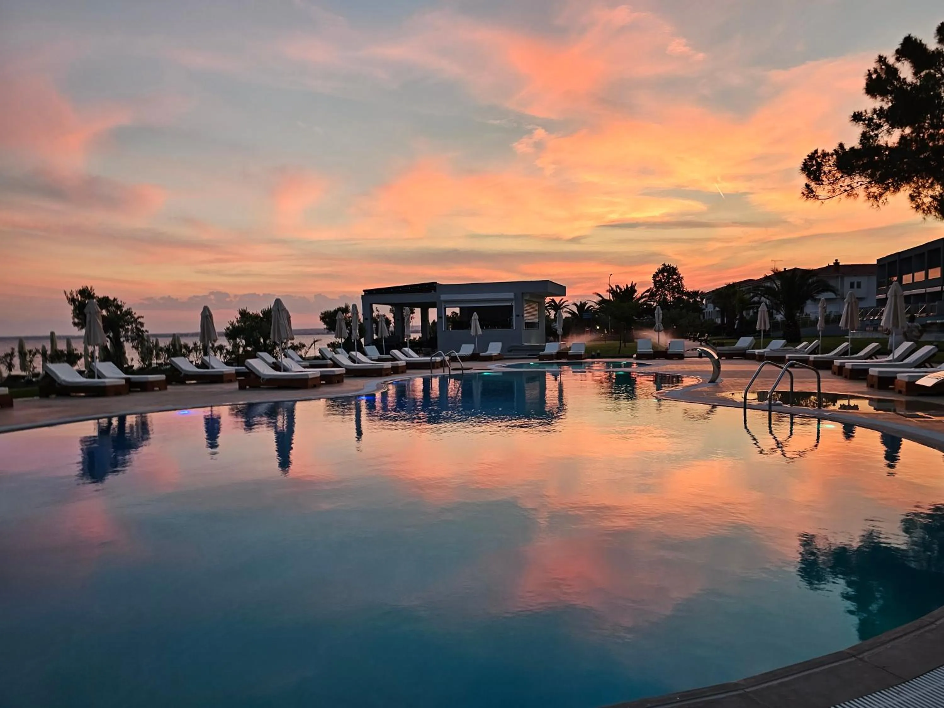 Pool view in Sea Coast Resort Halkidiki