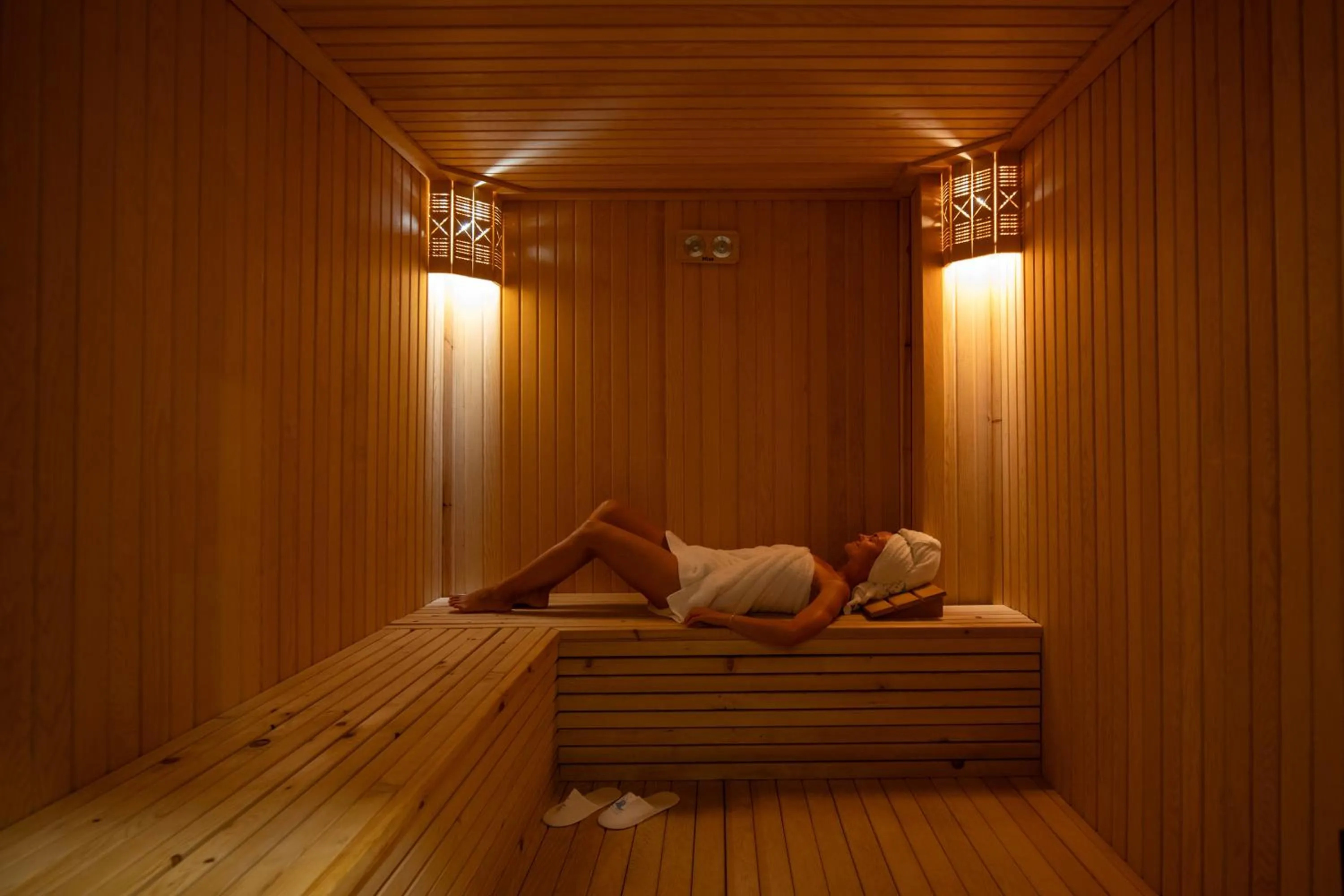 Sauna in Sea Coast Resort Halkidiki