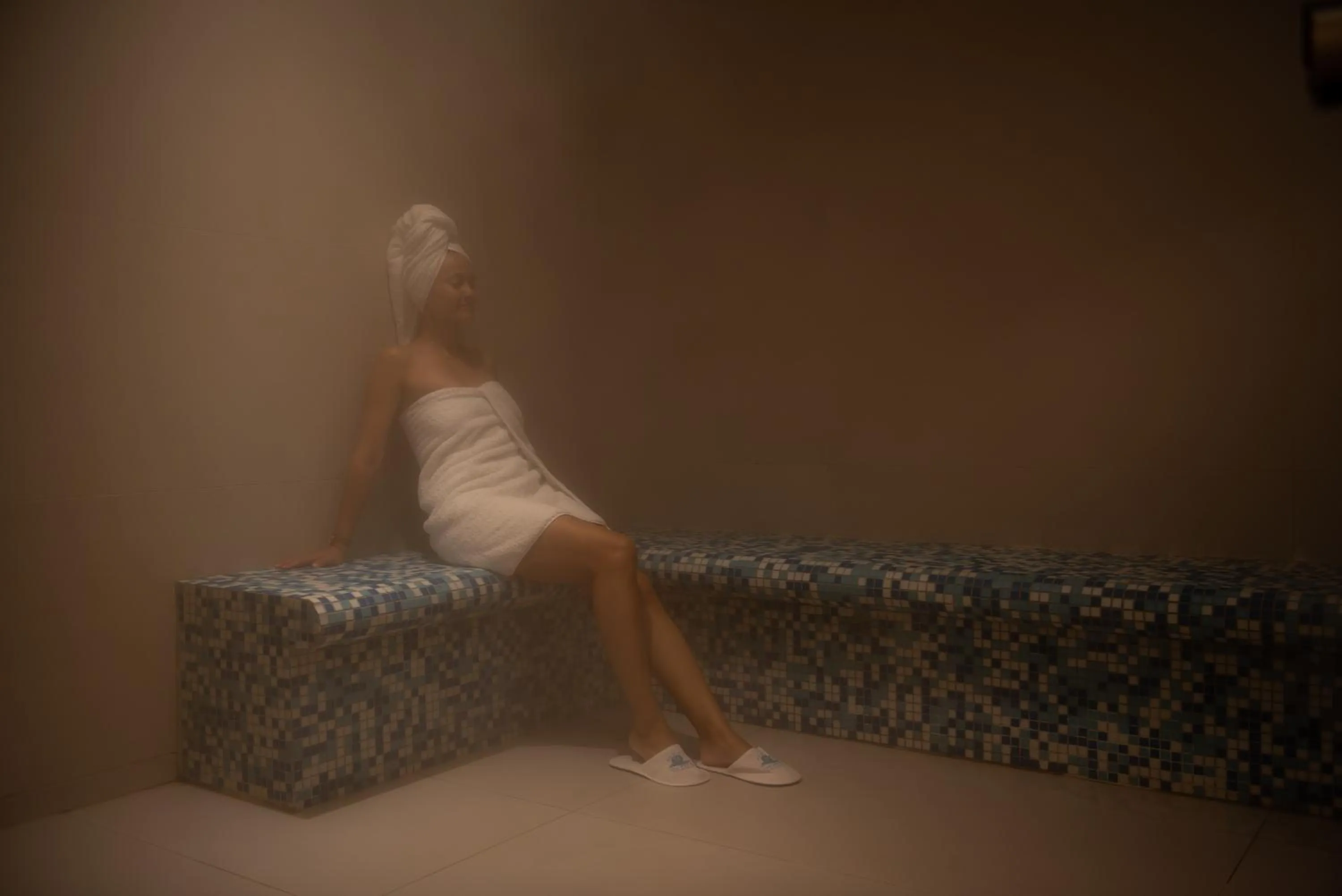 Steam room in Sea Coast Resort Halkidiki