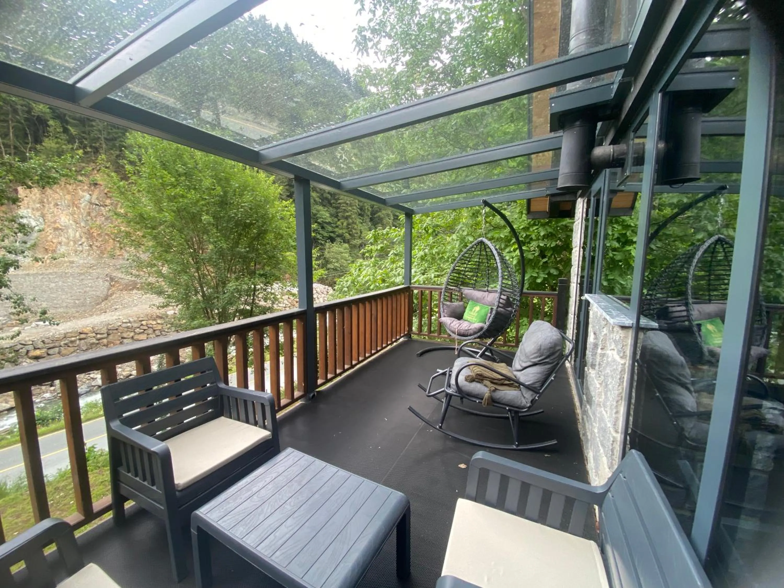 Balcony/Terrace in AYDER VANAK STONE SUİTES