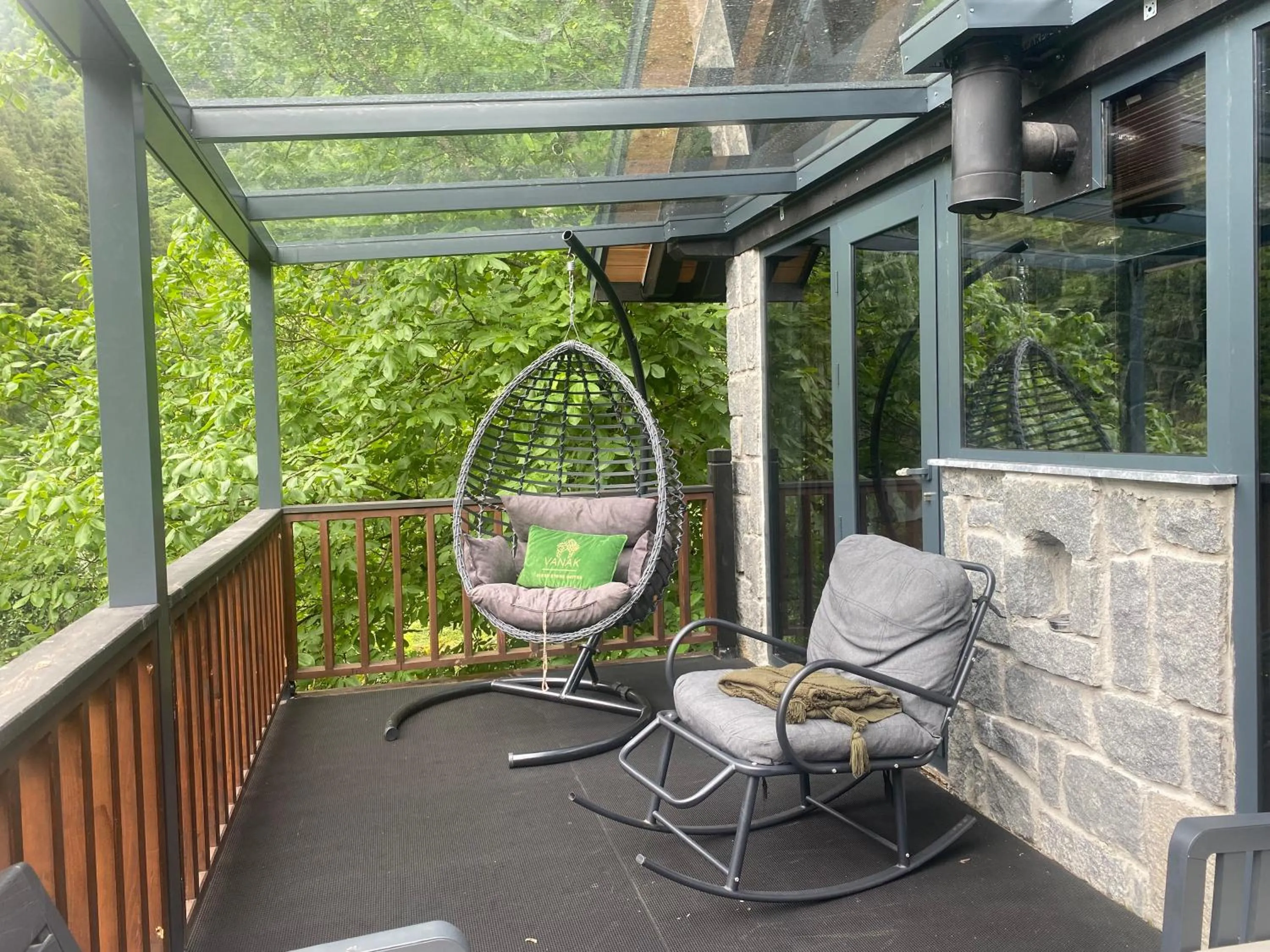 Balcony/Terrace in AYDER VANAK STONE SUİTES