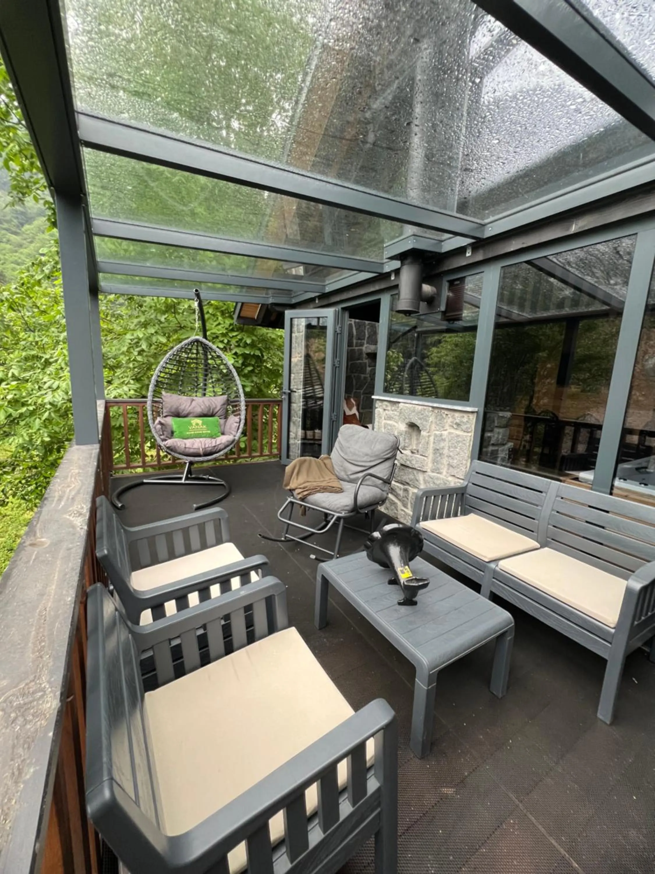 Balcony/Terrace in AYDER VANAK STONE SUİTES