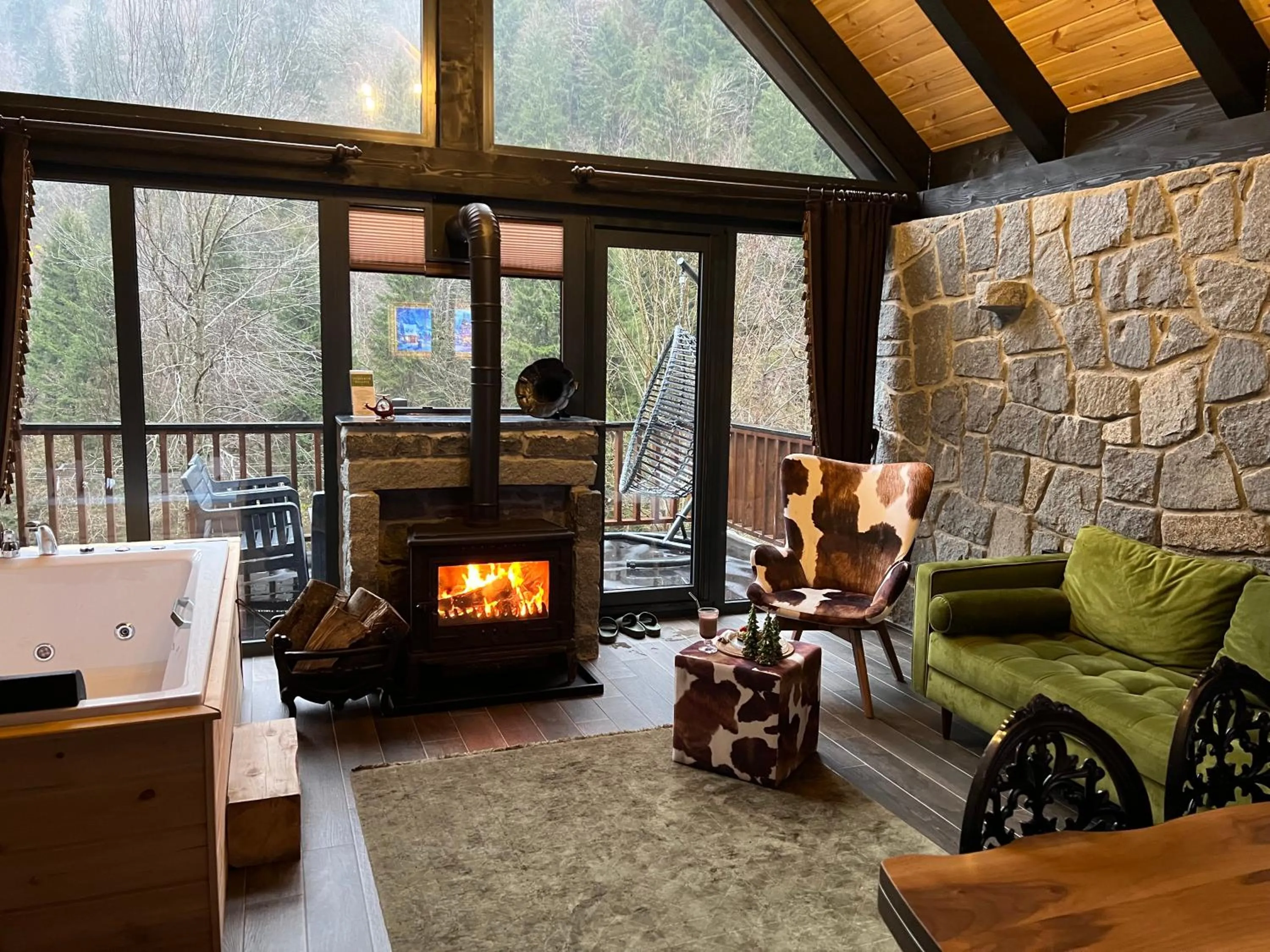 Living room in AYDER VANAK STONE SUİTES