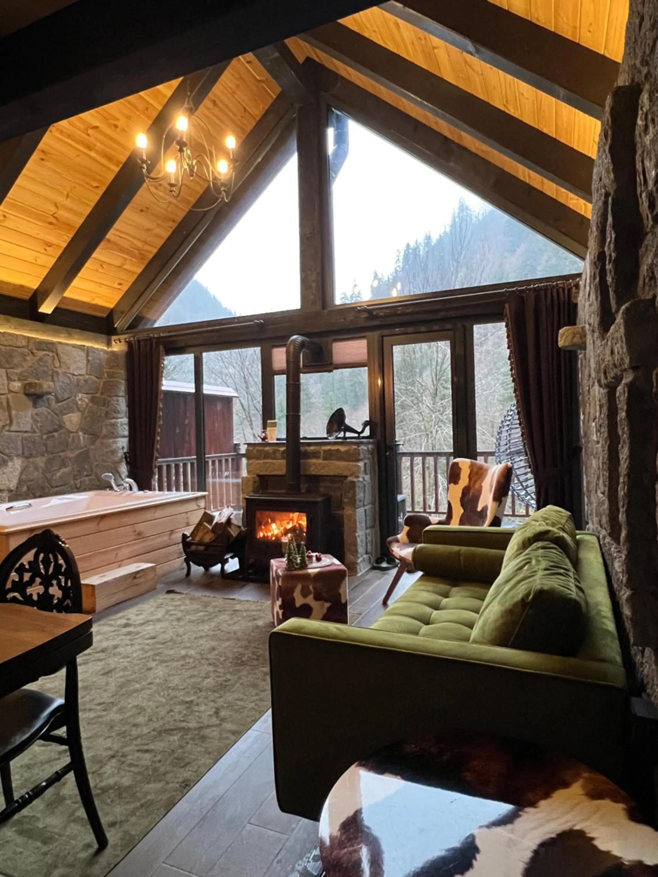 Living room in AYDER VANAK STONE SUİTES