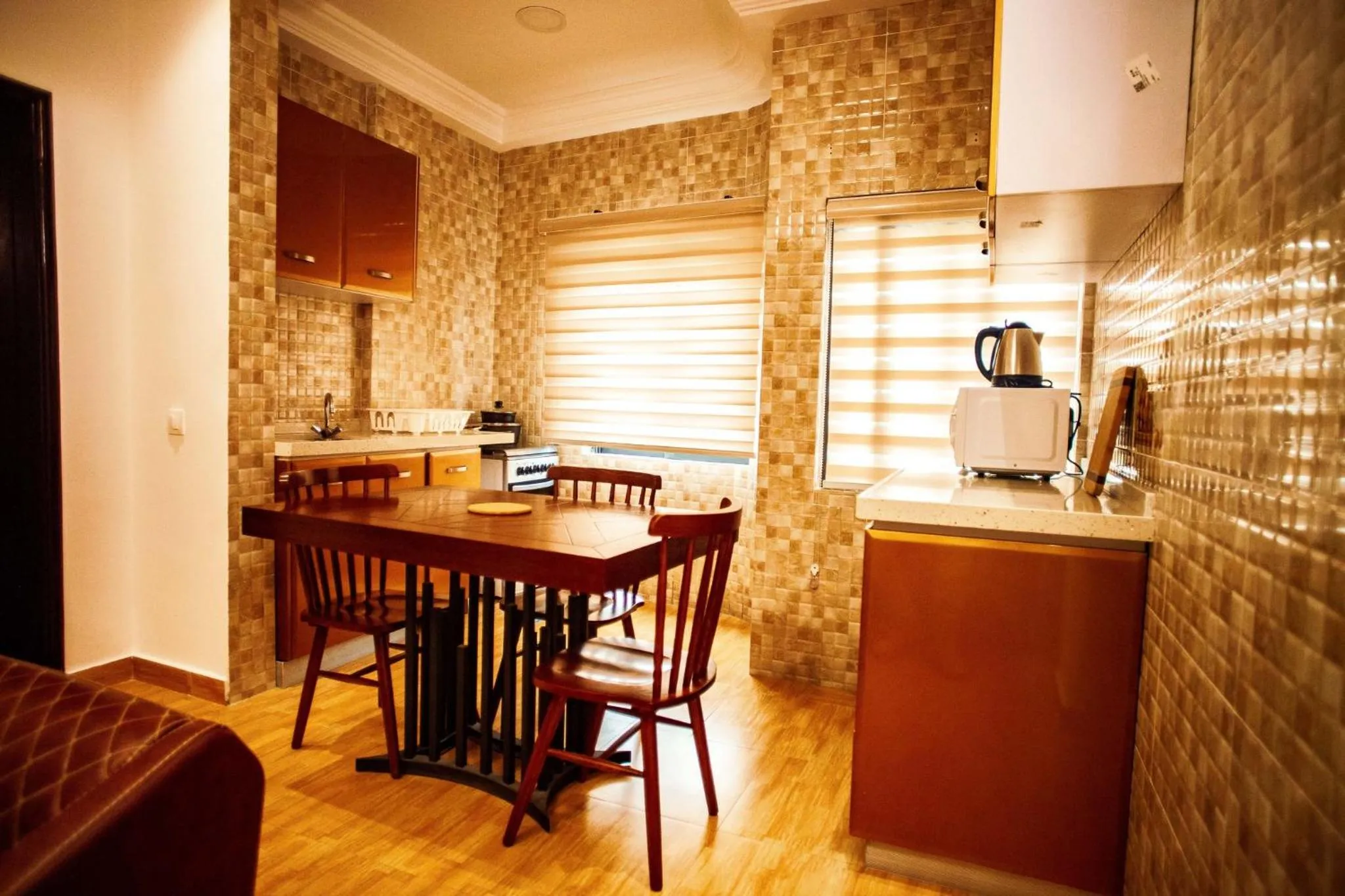 Coffee/tea facilities in Les Ombrelles Appart'Hotel