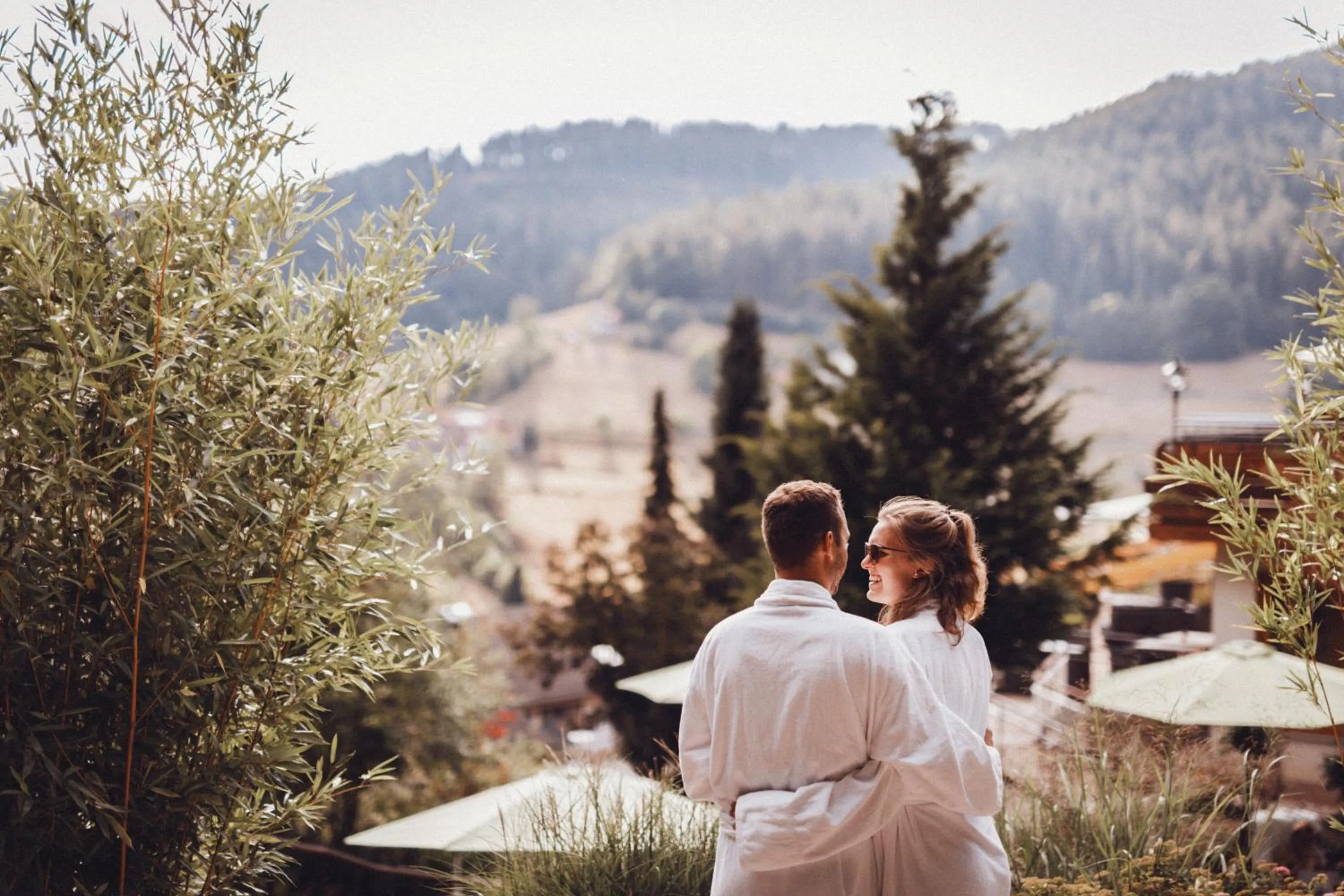 Garden in Wellnesshotel Sonnenhalde Tonbach