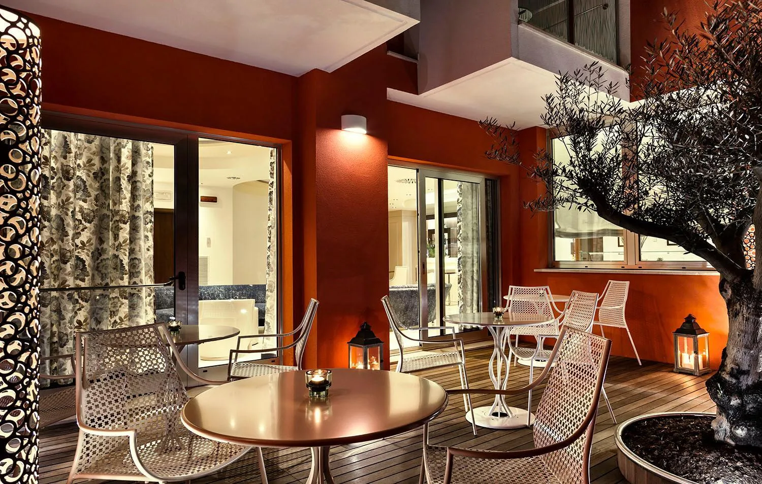 Balcony/Terrace in Erbavoglio Hotel