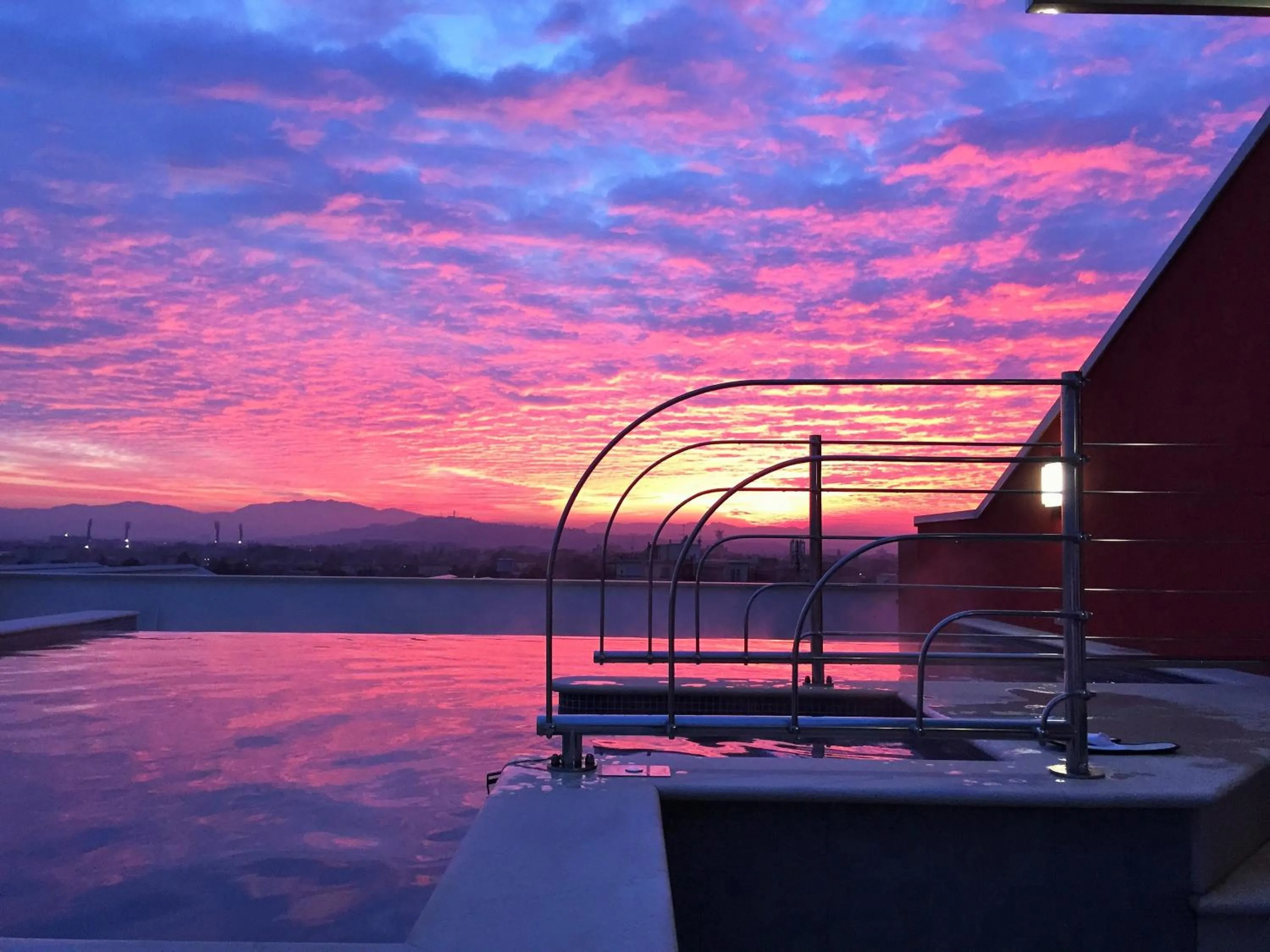 Swimming pool in Erbavoglio Hotel