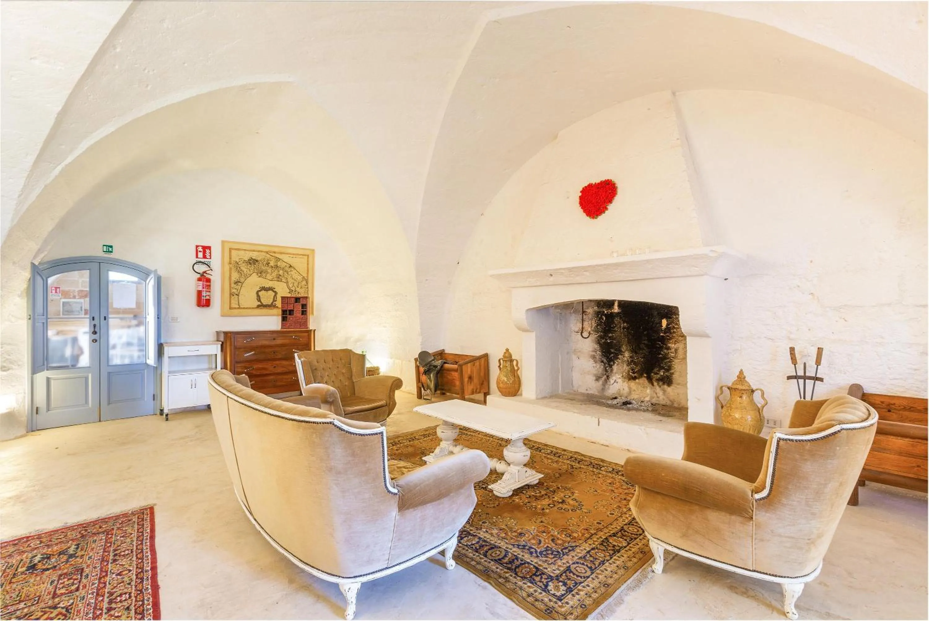Living room in Masseria Pepe