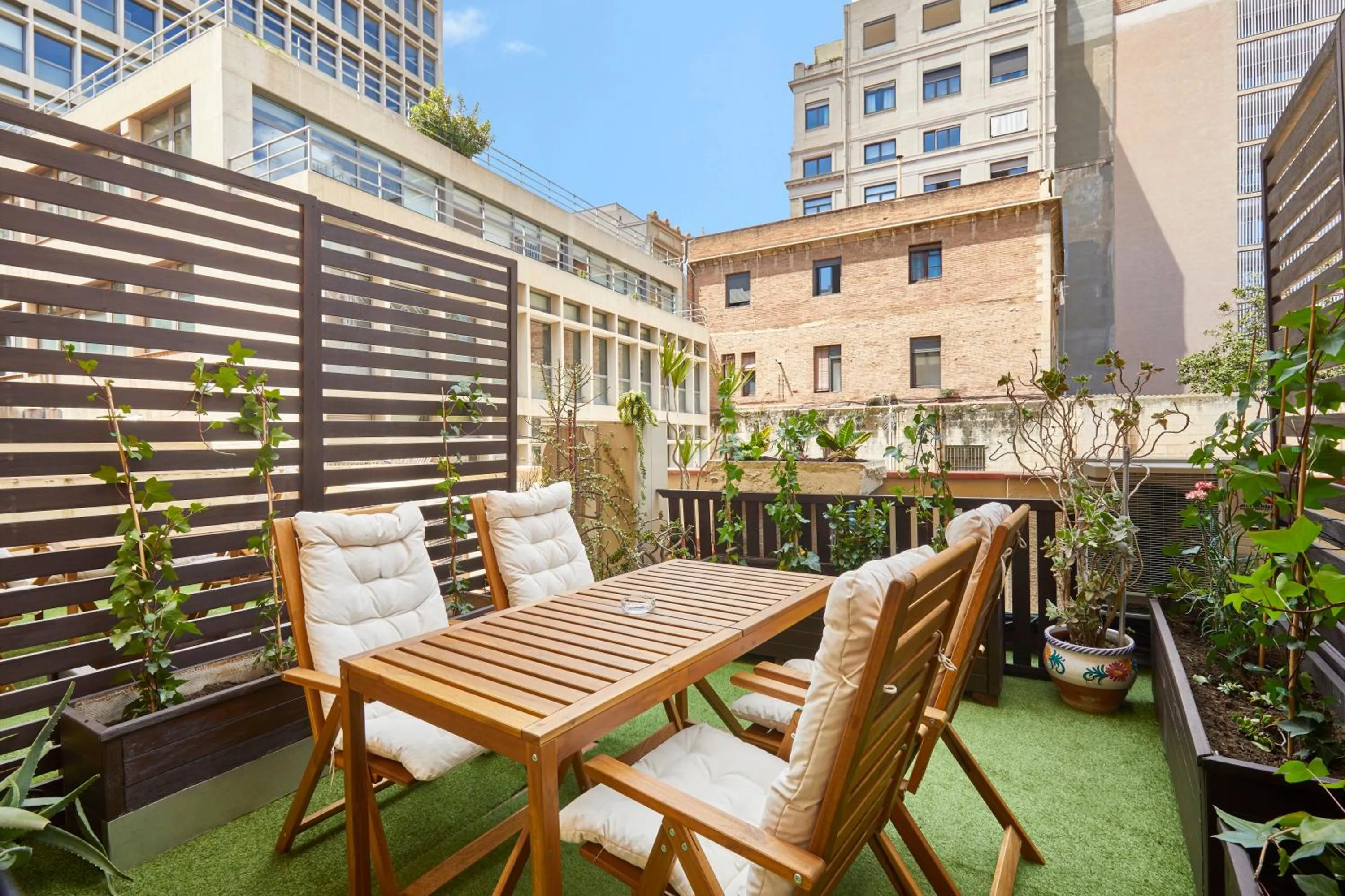 Balcony/Terrace in Hotel Cortes Rambla