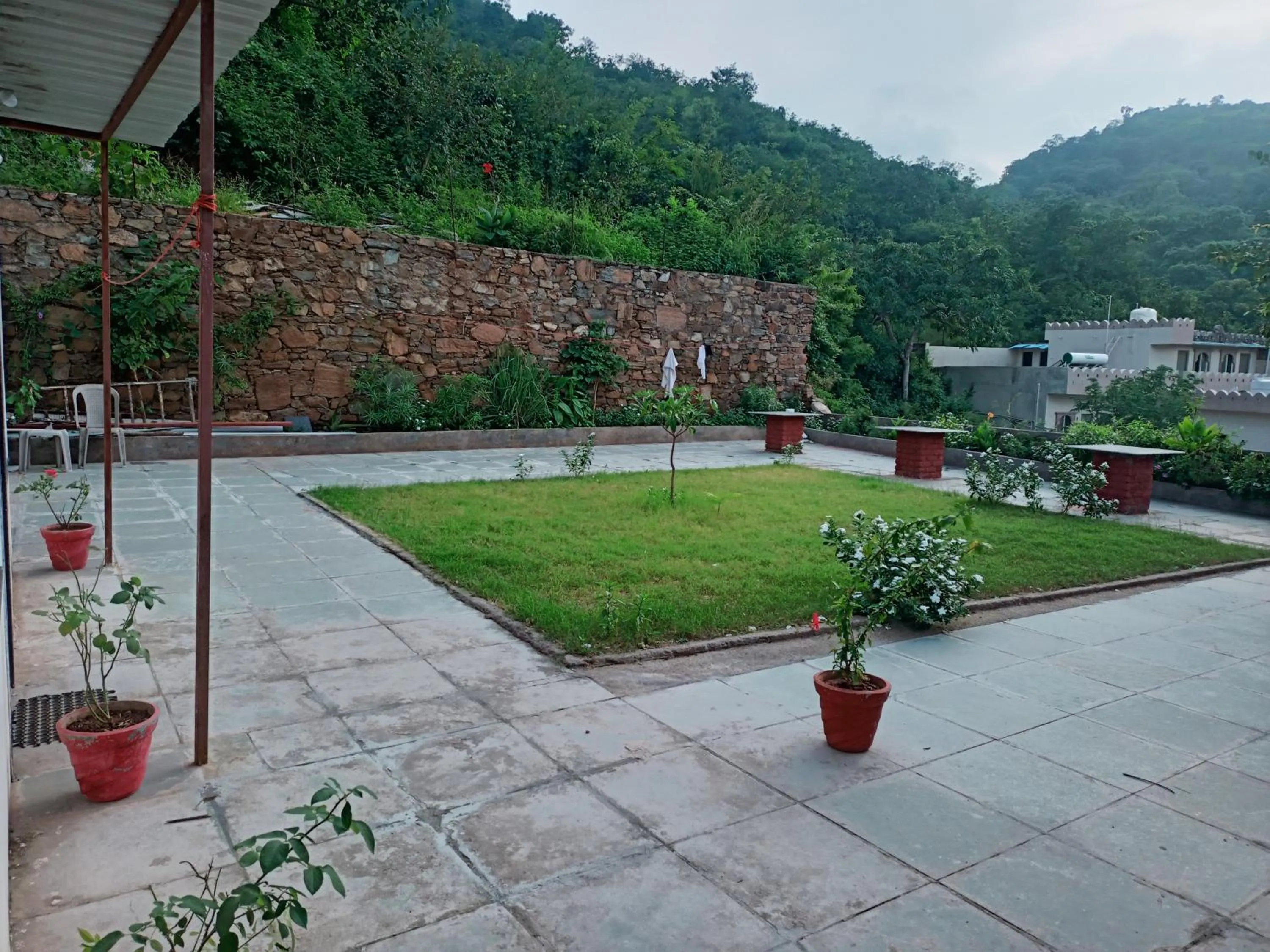Garden view in The Jaigarh Palace Kumbhalgarh