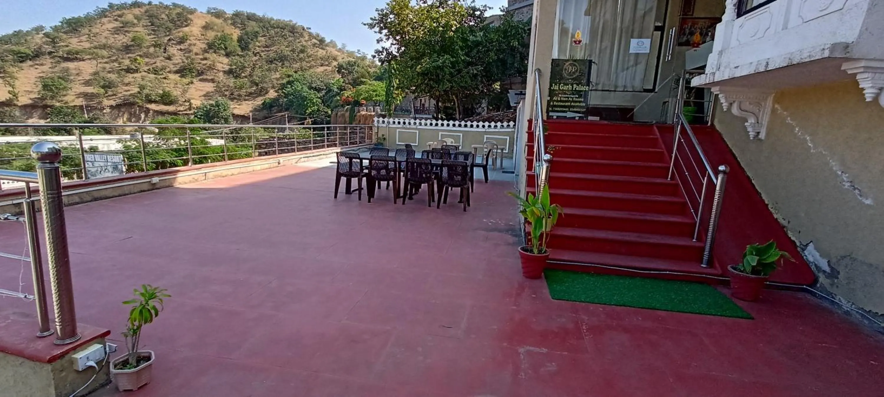 Natural landscape in The Jaigarh Palace Kumbhalgarh