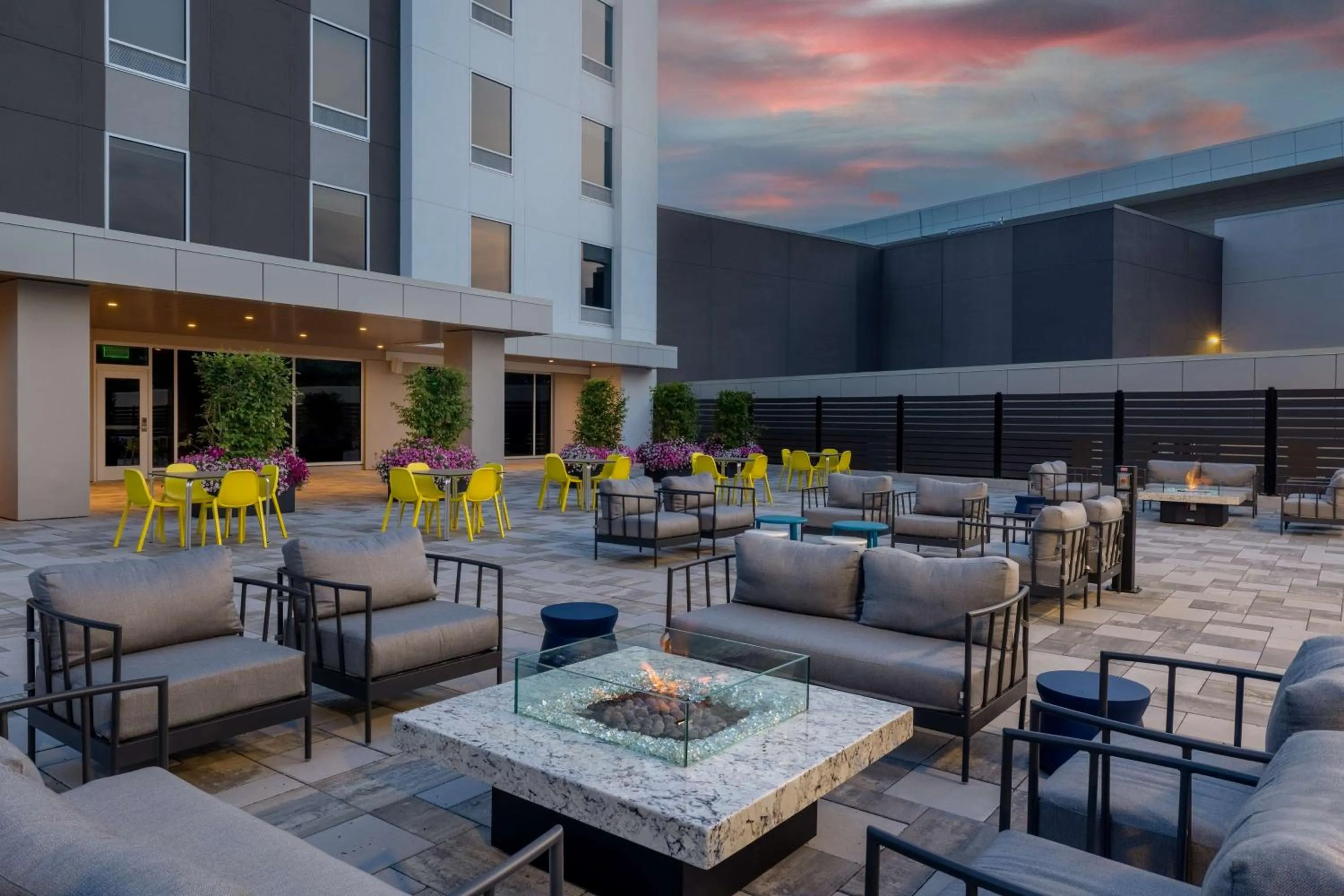 Patio in Home2 Suites By Hilton Bristol