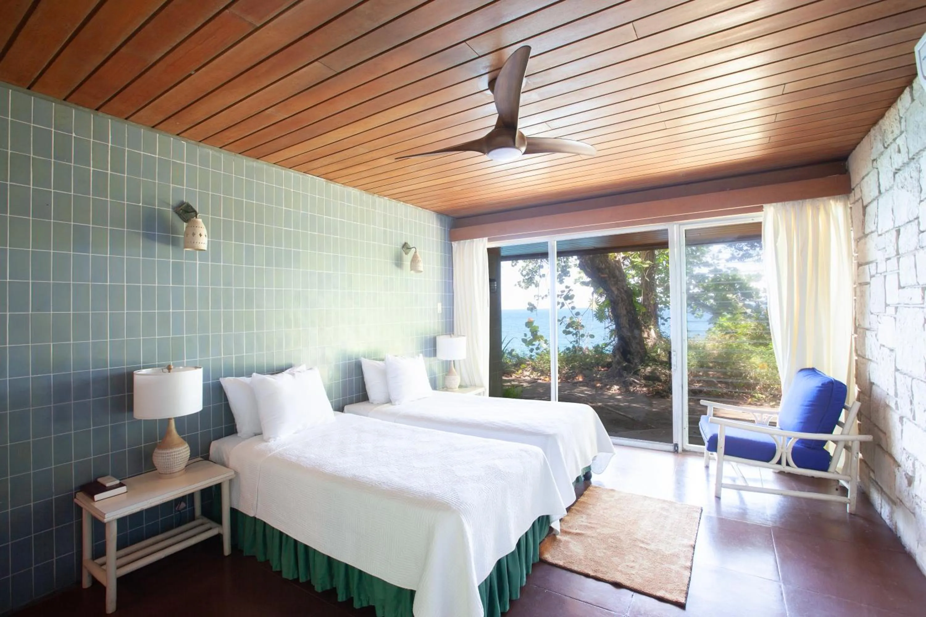 Bed in Frenchman's Cove Resort