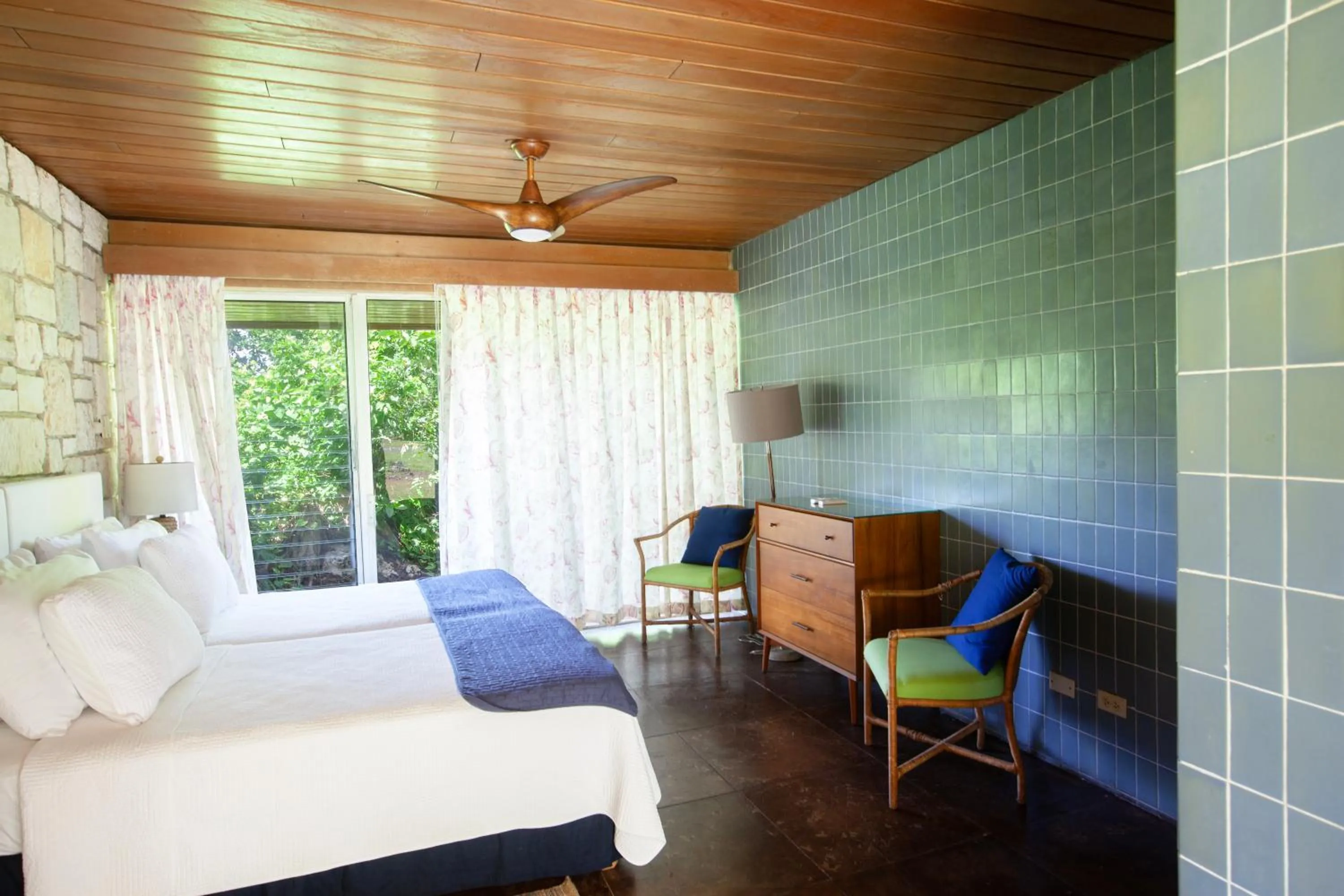 Bed in Frenchman's Cove Resort