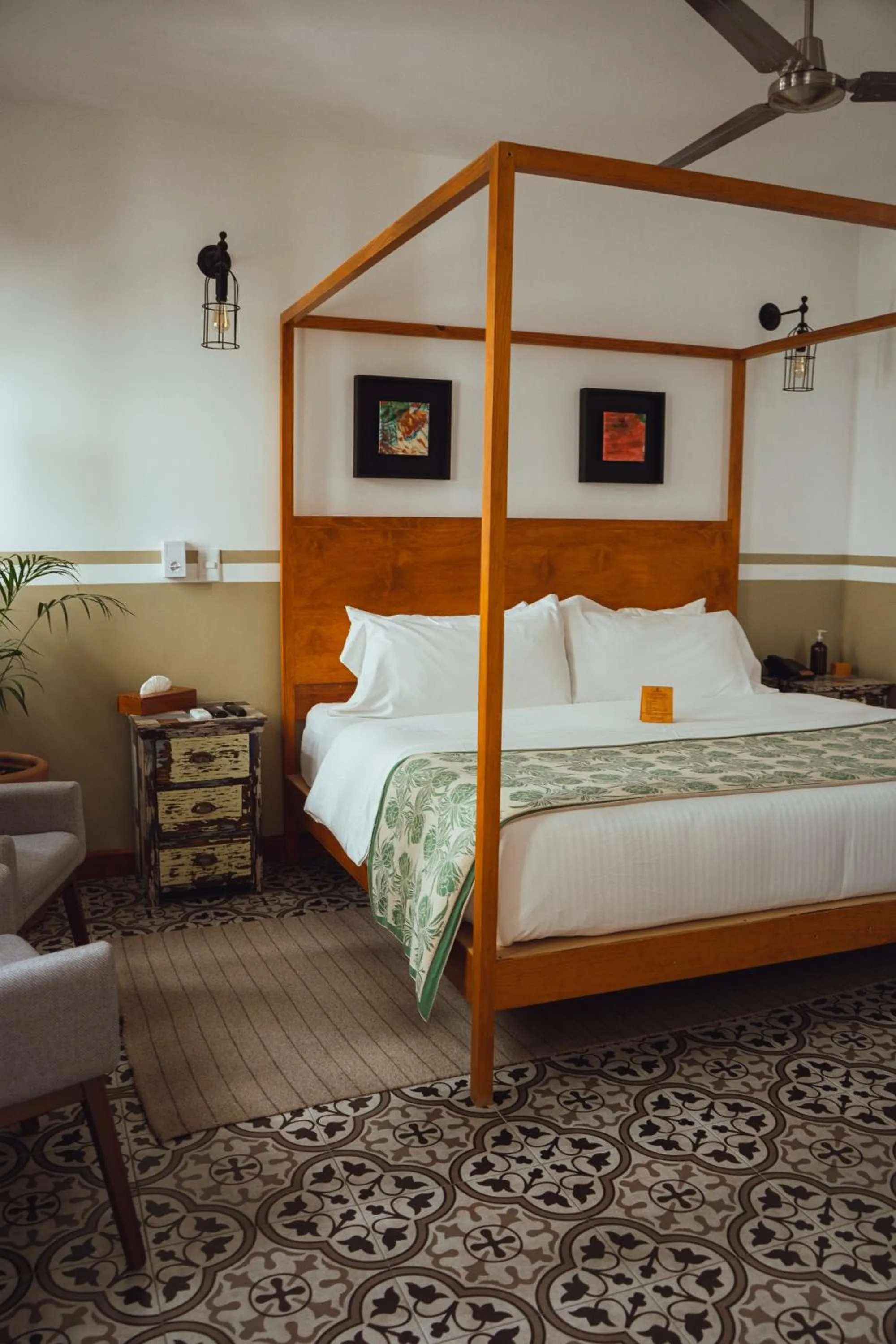 Bed in Clandestino Hotel Pila Seca