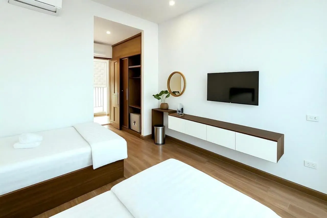 Bedroom, Bed in Nam Hội An Hotel - Near Vinpearl Nam Hội An