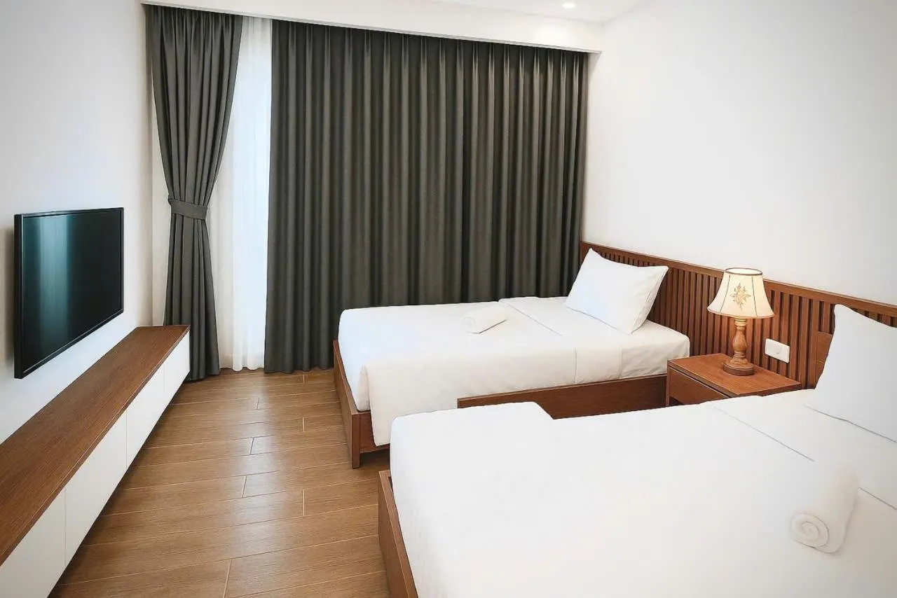 Bedroom, Bed in Nam Hội An Hotel - Near Vinpearl Nam Hội An