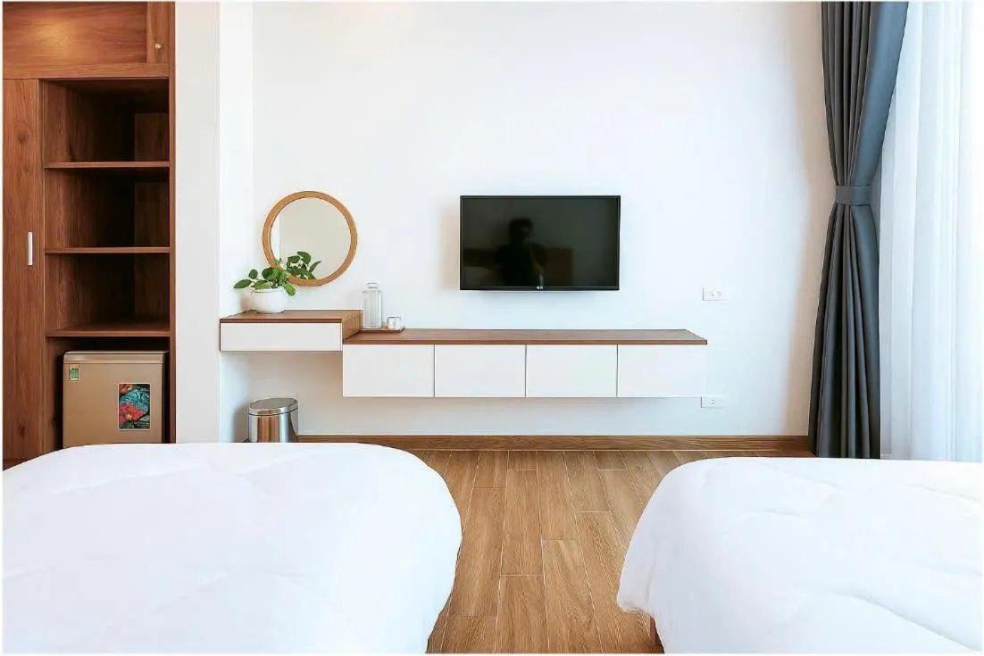 Bedroom, Bed in Nam Hội An Hotel - Near Vinpearl Nam Hội An