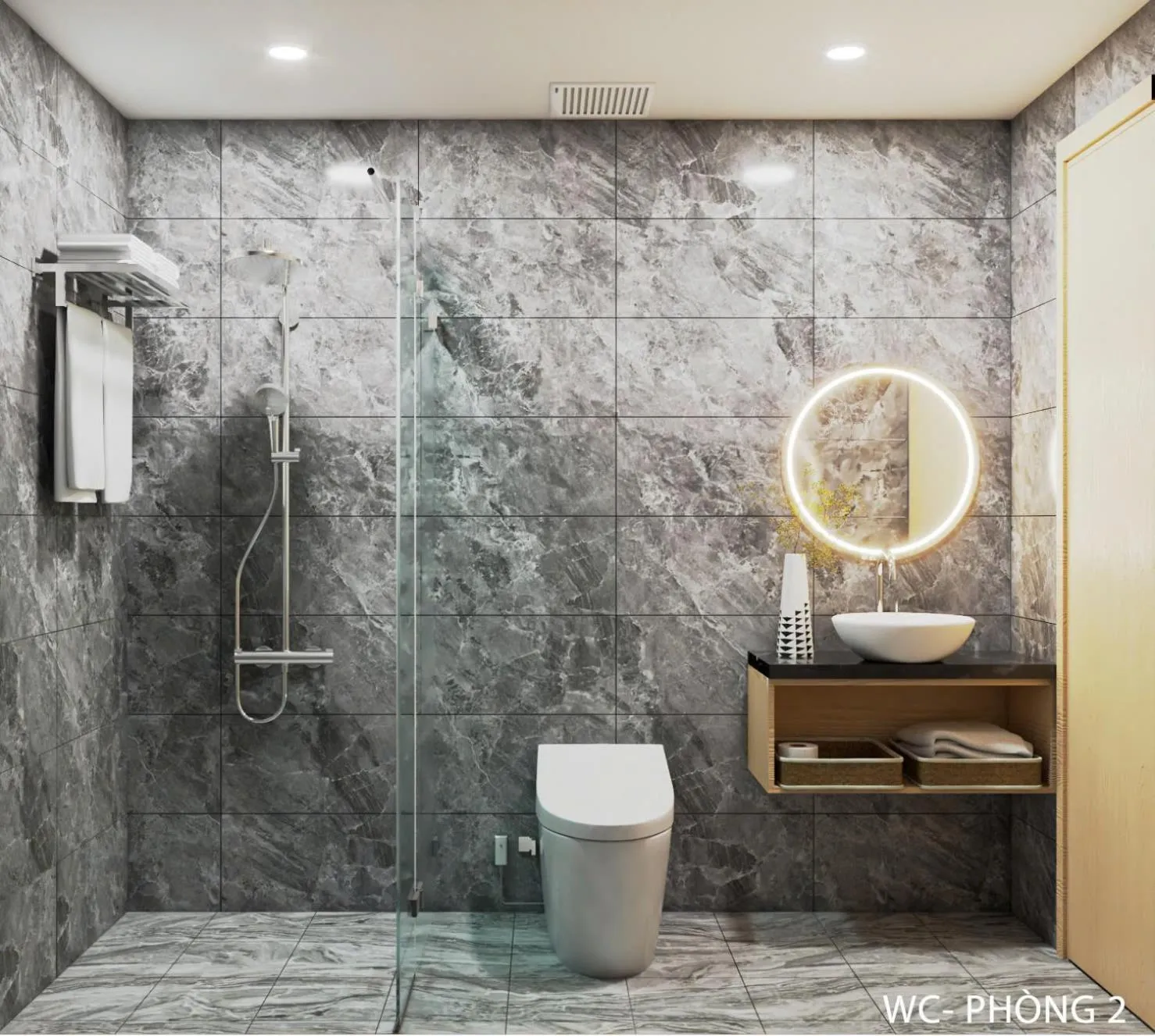 Shower in Nam Hội An Hotel - Near Vinpearl Nam Hội An