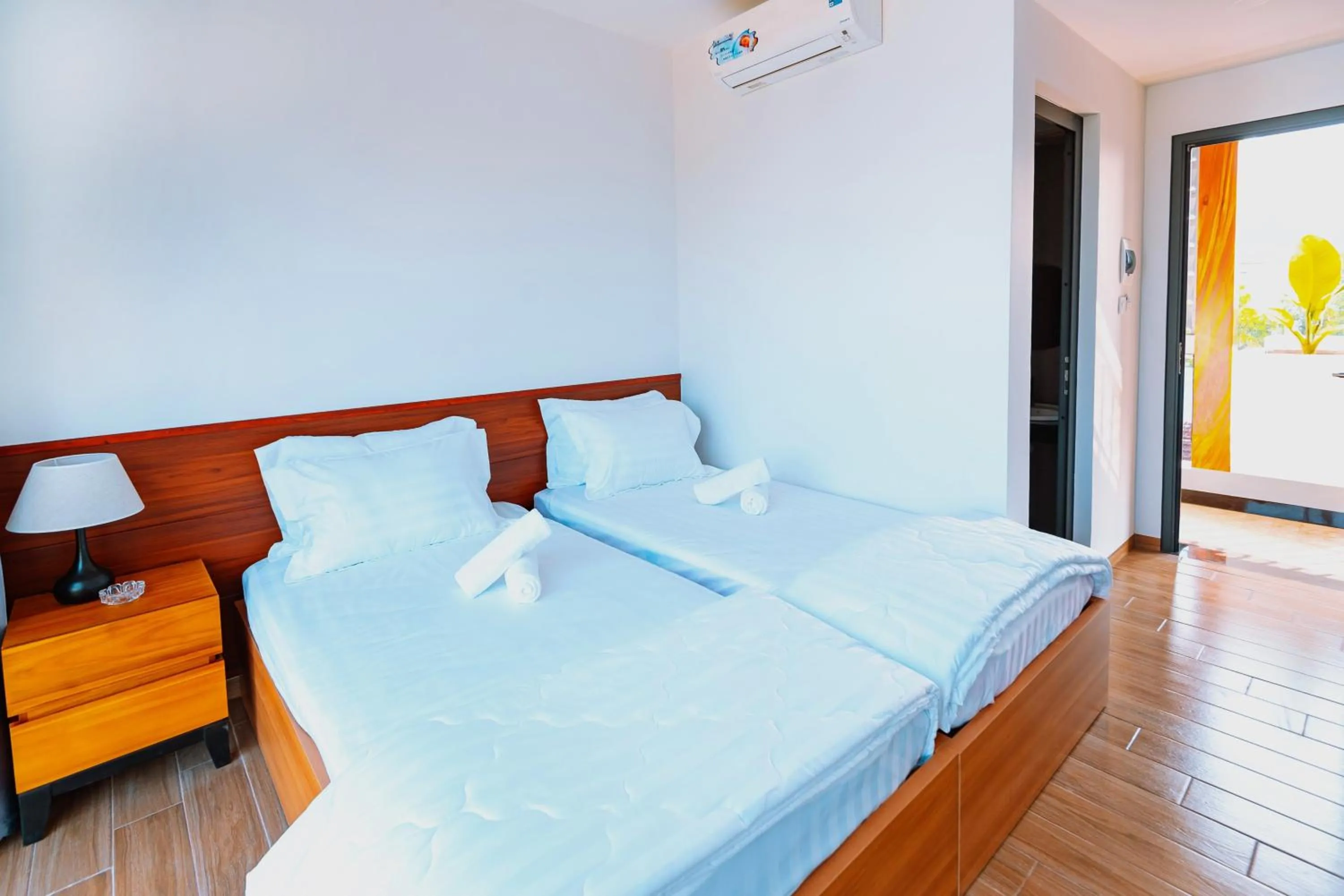 Bed in Nam Hội An Hotel - Near Vinpearl Nam Hội An