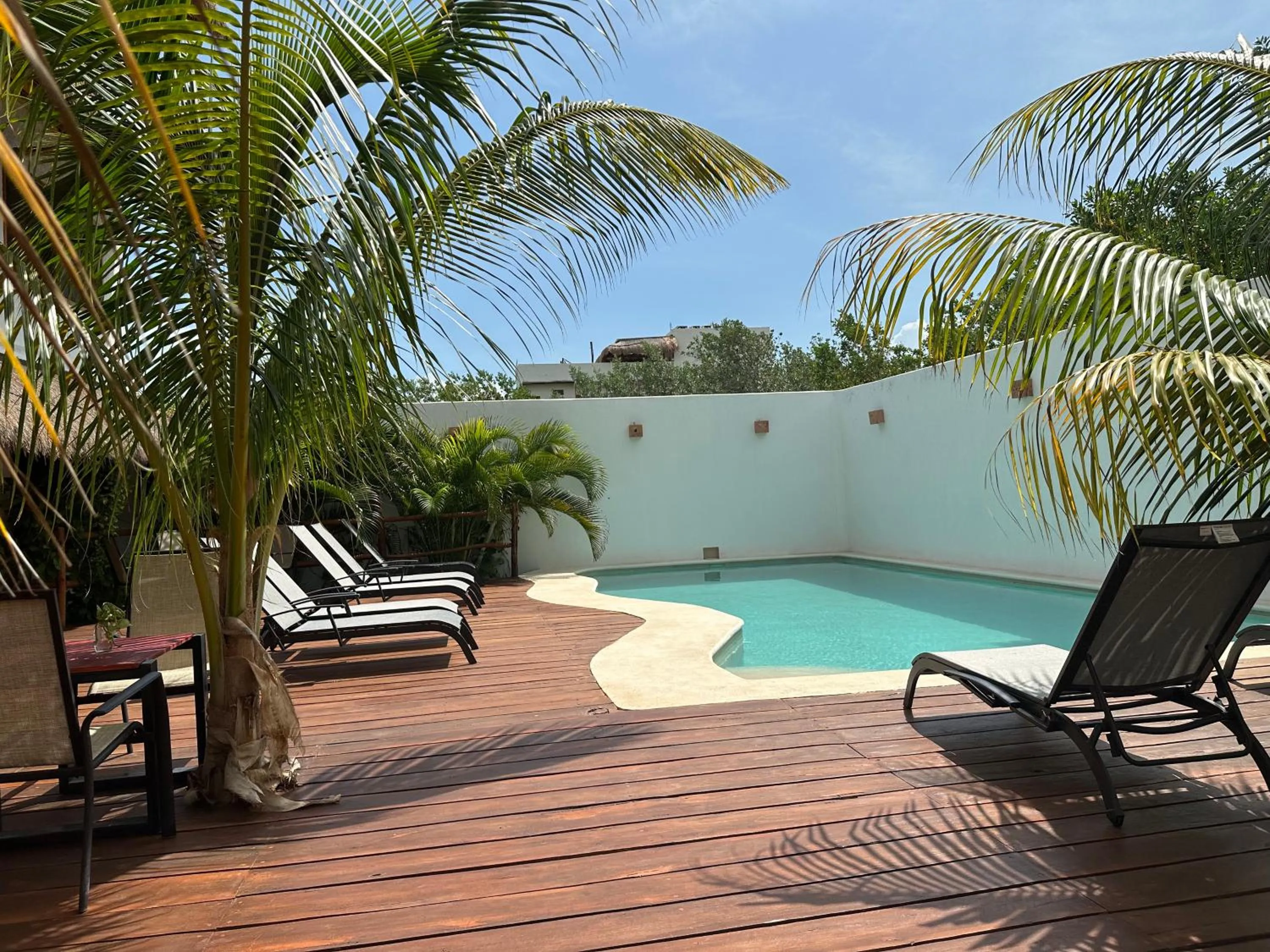 Swimming pool in Casa del Sol Holbox - Self Check In