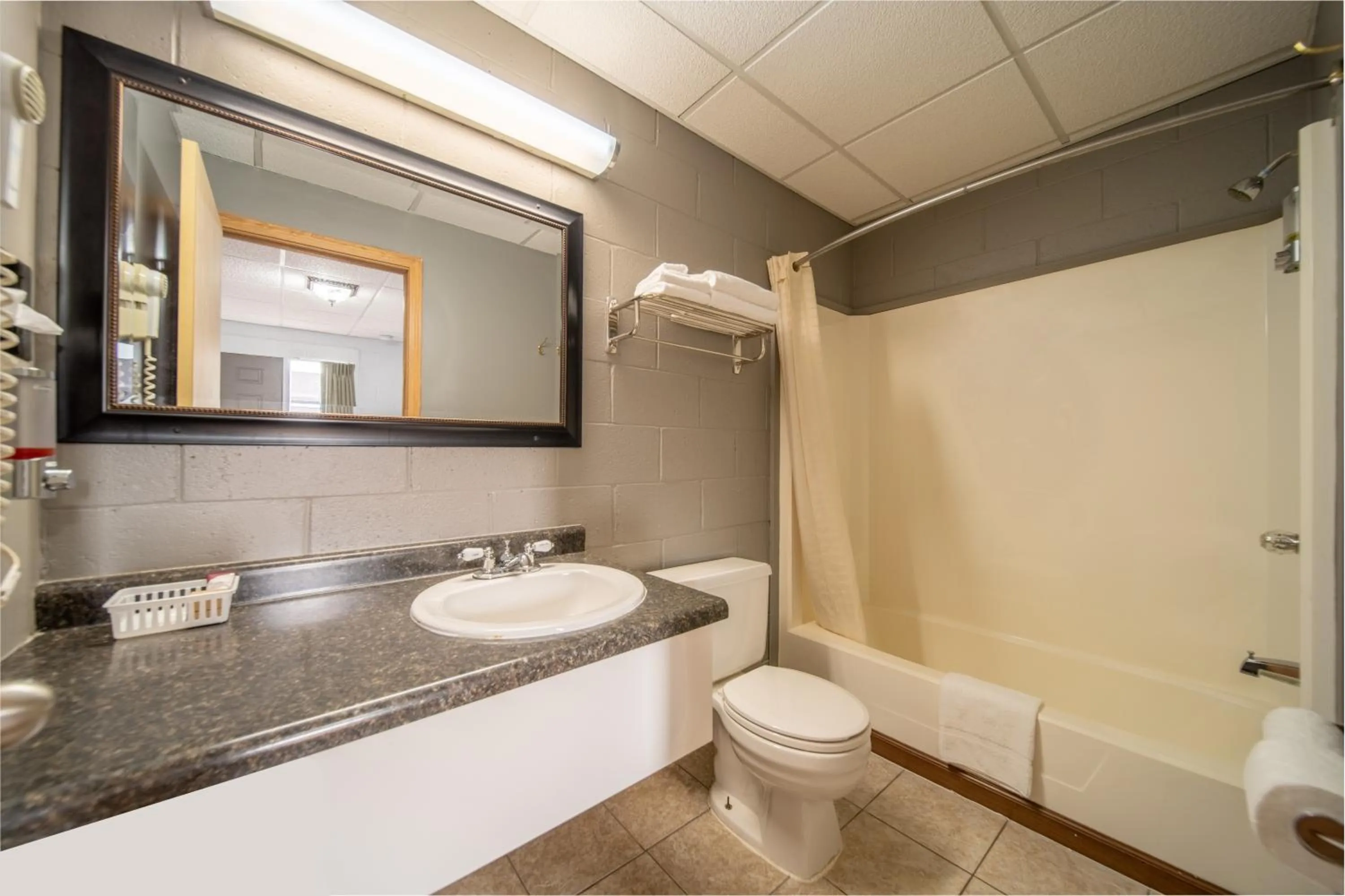 Shower in Sleep-ees Inn, Saginaw & Frankenmuth